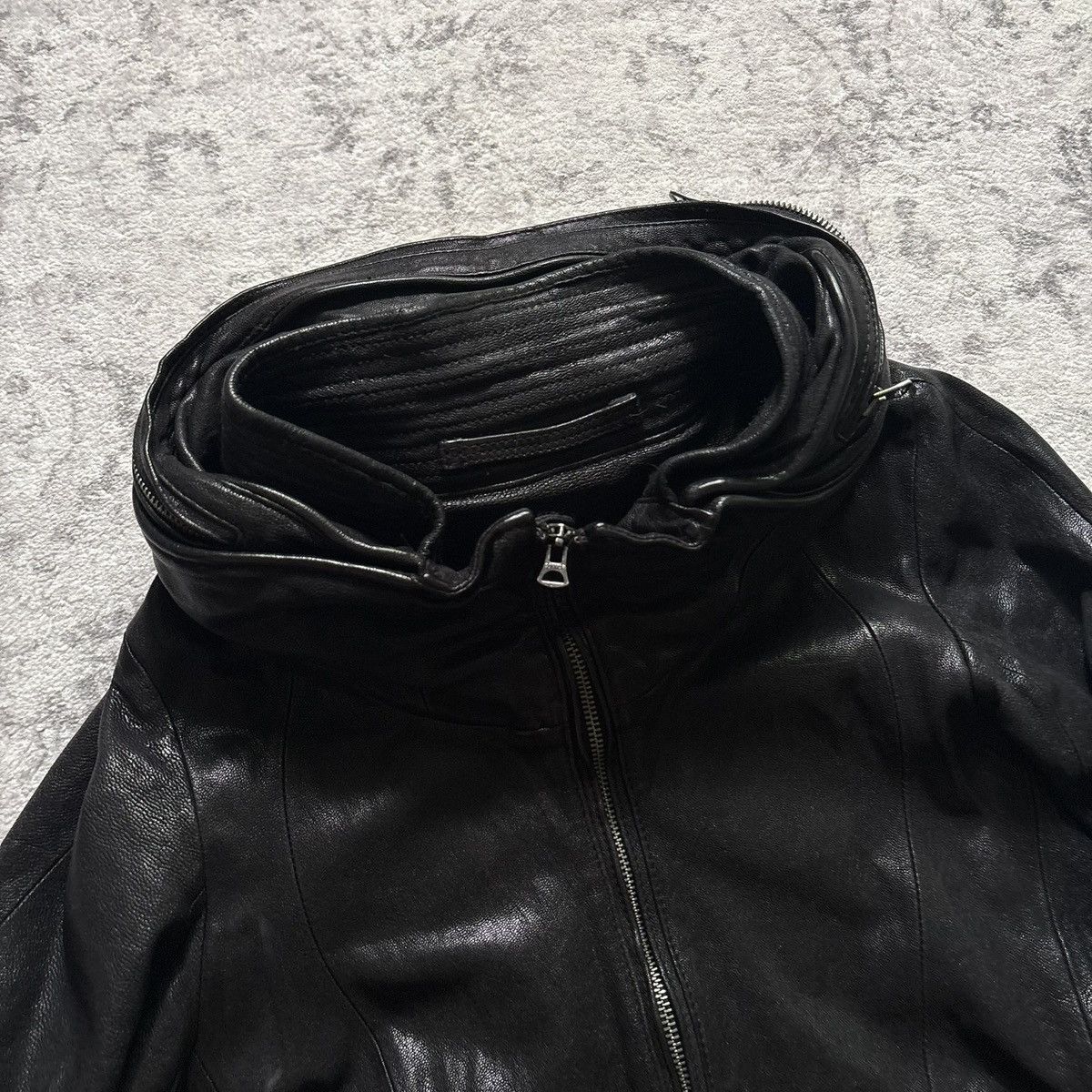 GOA GOA Bono Leather Jacket Black | Size Free Size US XS / EU 42 / 0 - 3 Thumbnail