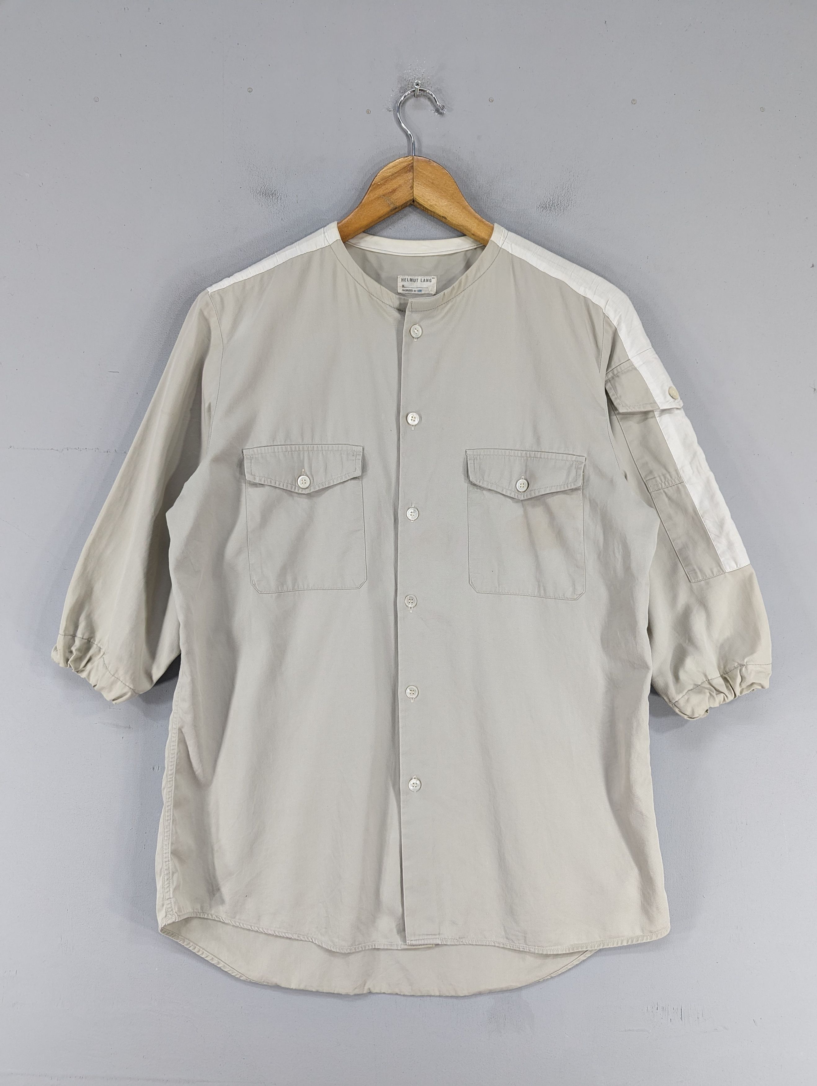 Helmut Lang 🔥Vintage 1998 Helmut Lang Button Ups Shirt Size US M / EU 48-50 / 2 - 1 Thumbnail