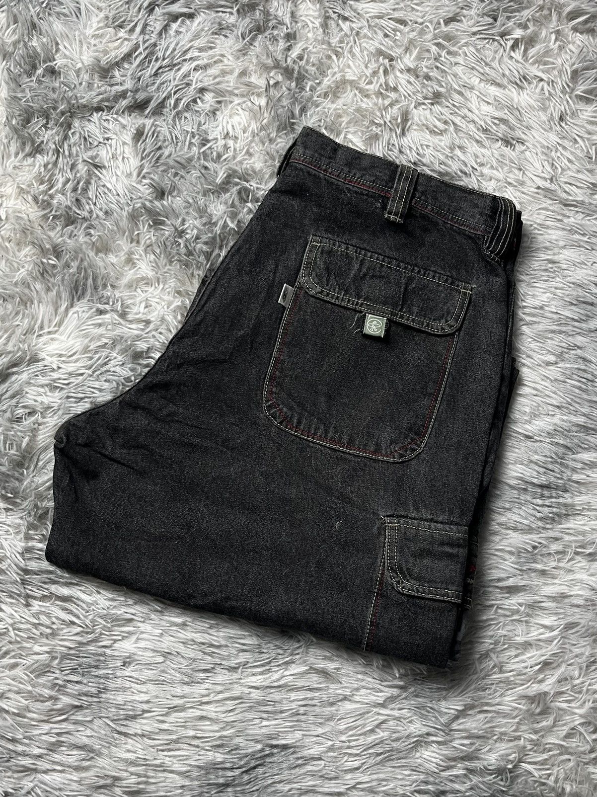 JNCO Vintage Pj’s surf cargo jeans black Size US 36 / EU 52 - 2 Thumbnail