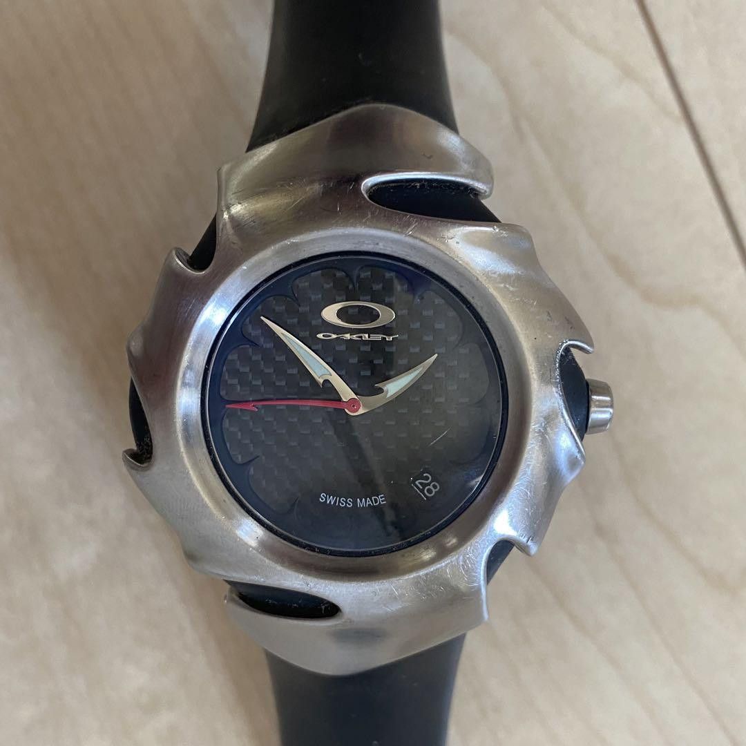 Oakley OAKLEY Blade Design Hands Wristwatch Black/ Silver Size ONE SIZE - 1 Thumbnail
