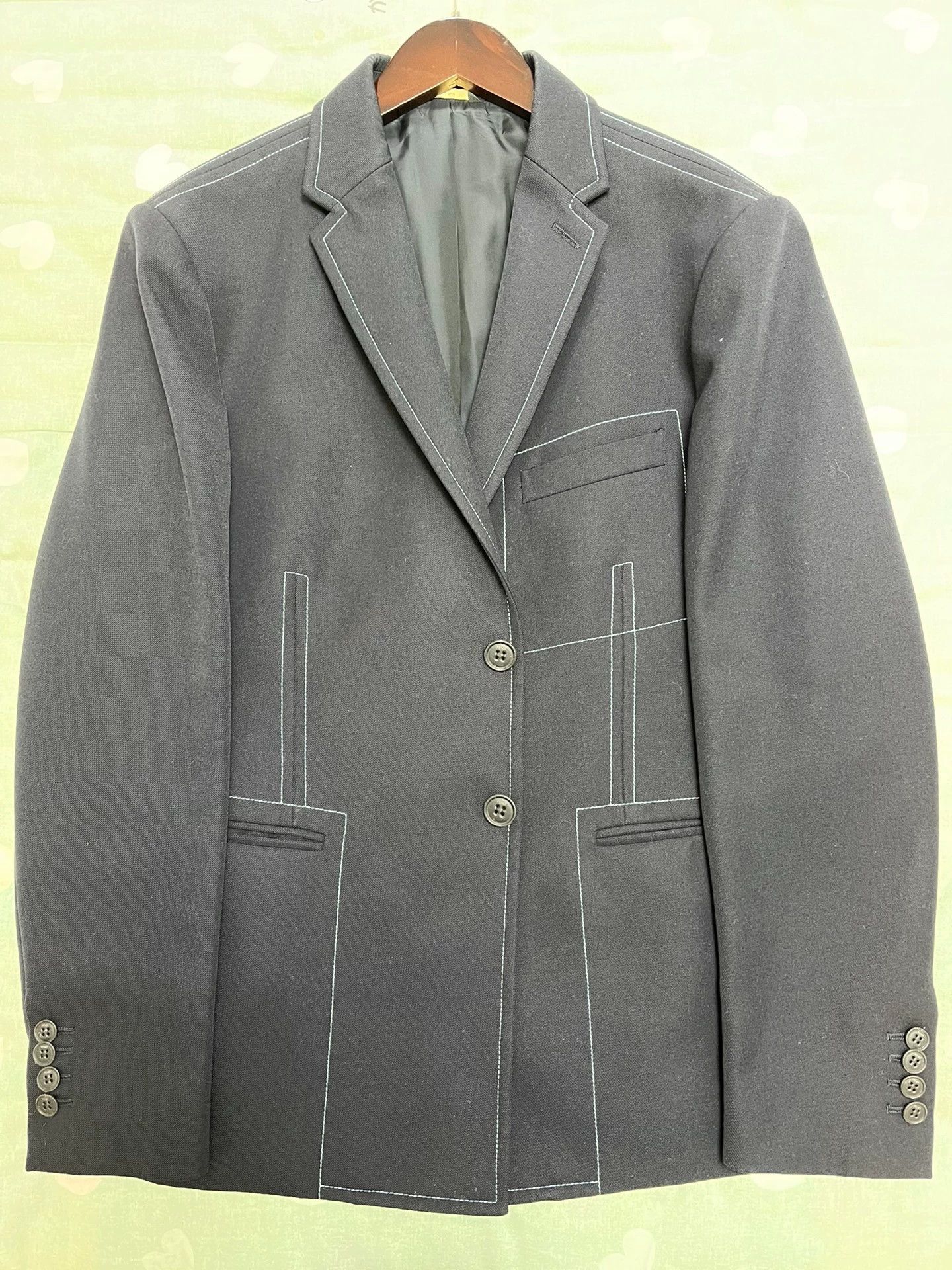 Fendi Fendi Runway Silhouette Suit Blue 50 Men's Size 50R - 1 Thumbnail