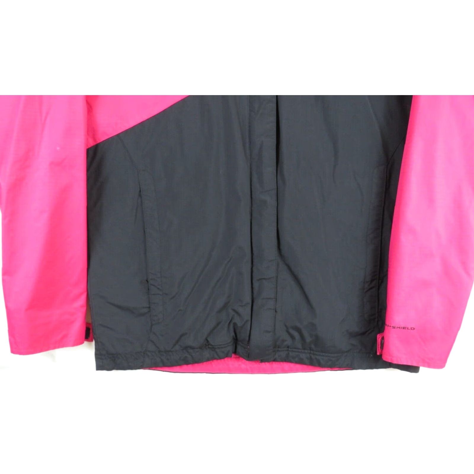 Vintage Columbia Ladies Jacket L Pink Omni-Shield Shell Only Zip Hooded Lightweight Outdoor Womens Regular Size L Jacket Size L / US 10 / IT 46 - 2 Thumbnail