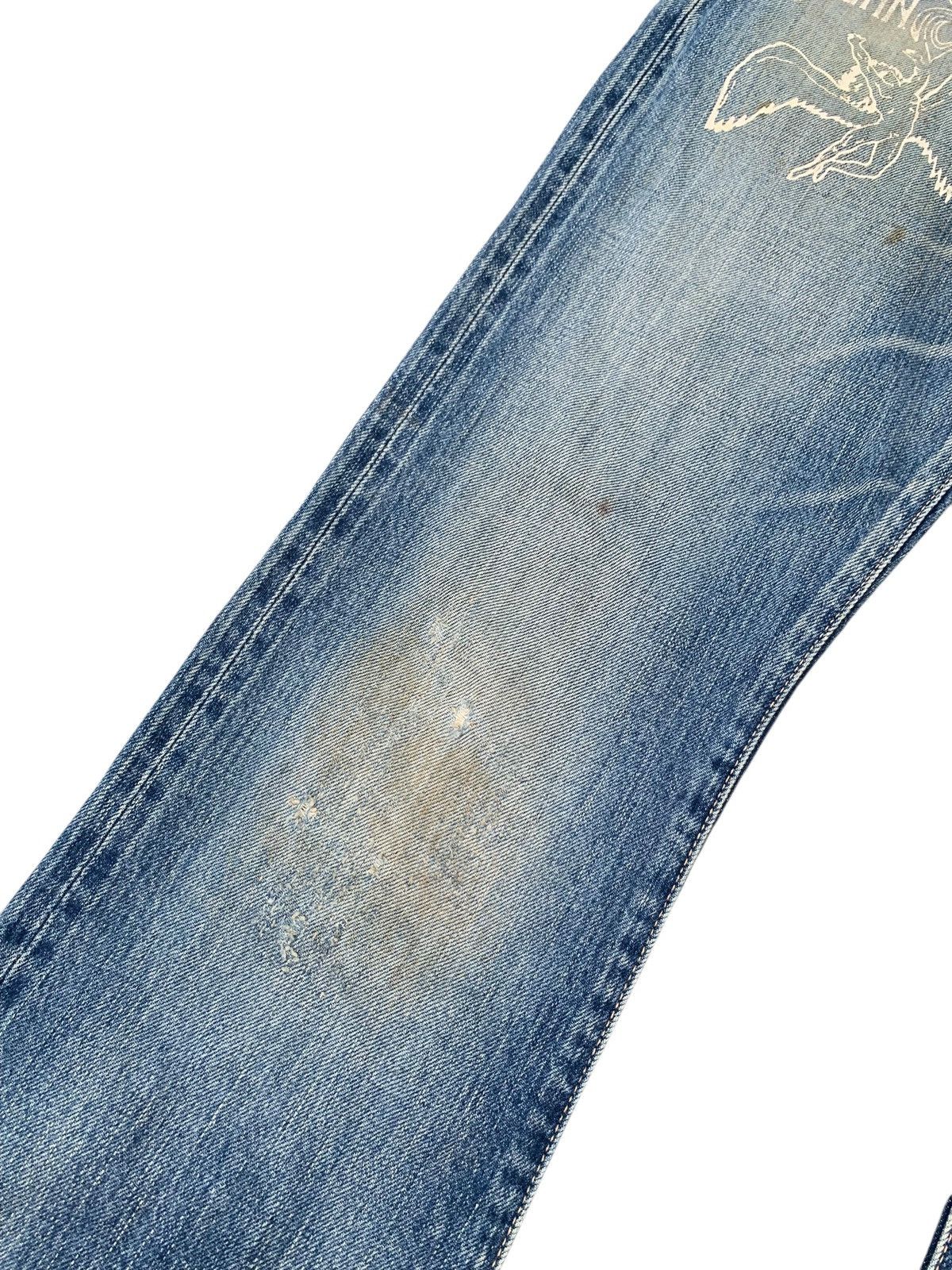 Kapital HYSTERIC GLAMOUR LED ZEPPELIN FLARE SELVEDGE DISTRESSEDDENIM Size US 32 / EU 48 - 22 Thumbnail