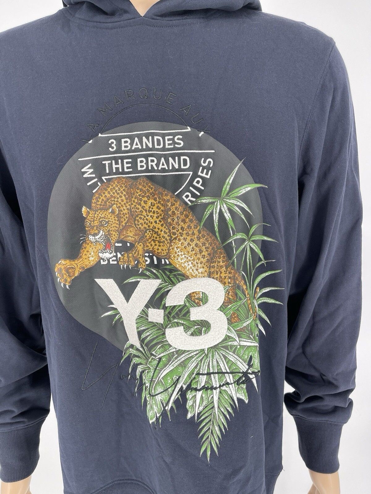 Adidas × Y-3 Adidas Y-3 Yohji Yamamoto Pullover Hoodie Sweatshirt Large Size US L / EU 52-54 / 3 - 3 Thumbnail