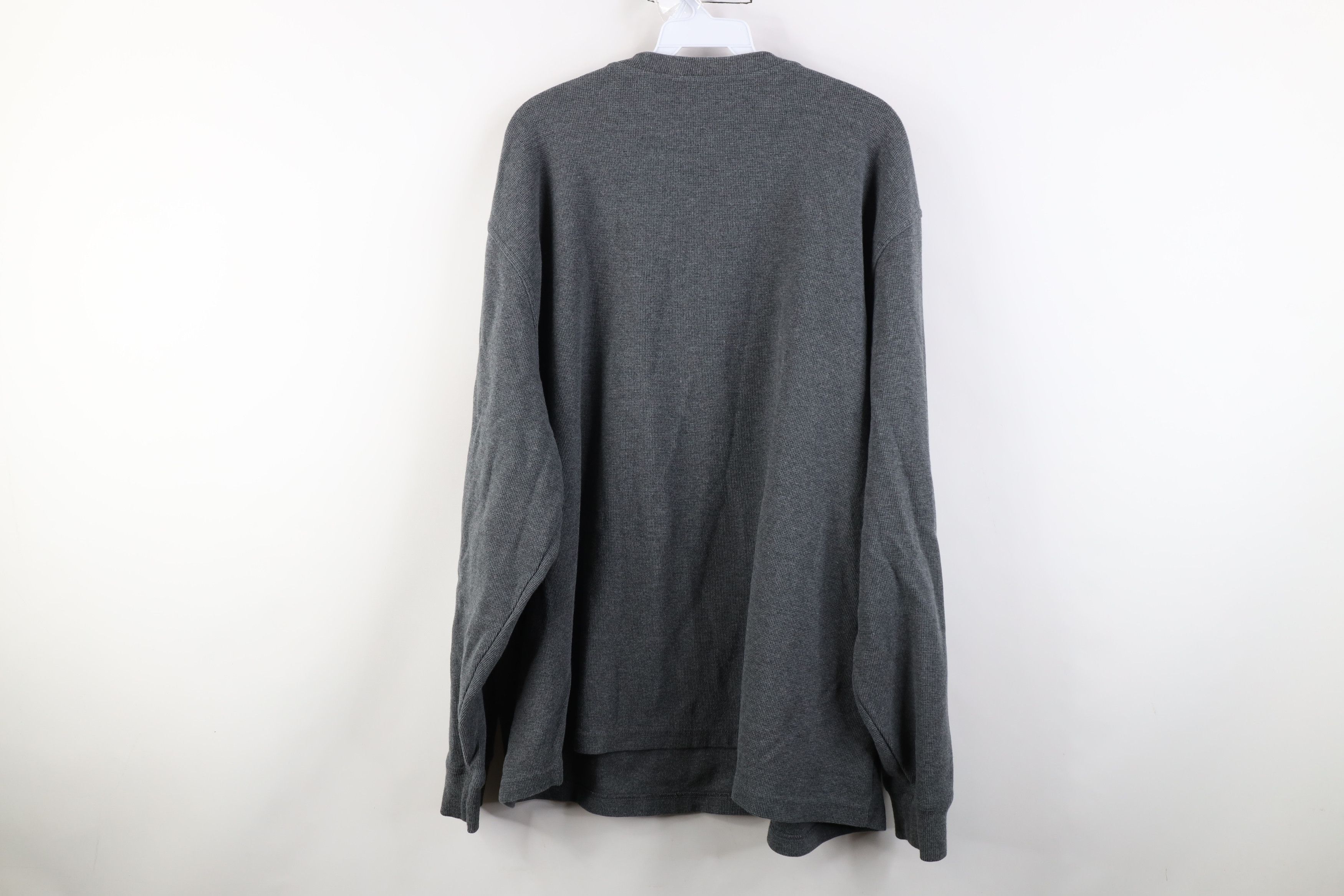 L.L. Bean Vintage LL Bean Waffle Knit Long Sleeve Henley T-Shirt Size US XXL / EU 58 / 5 - 11 Thumbnail