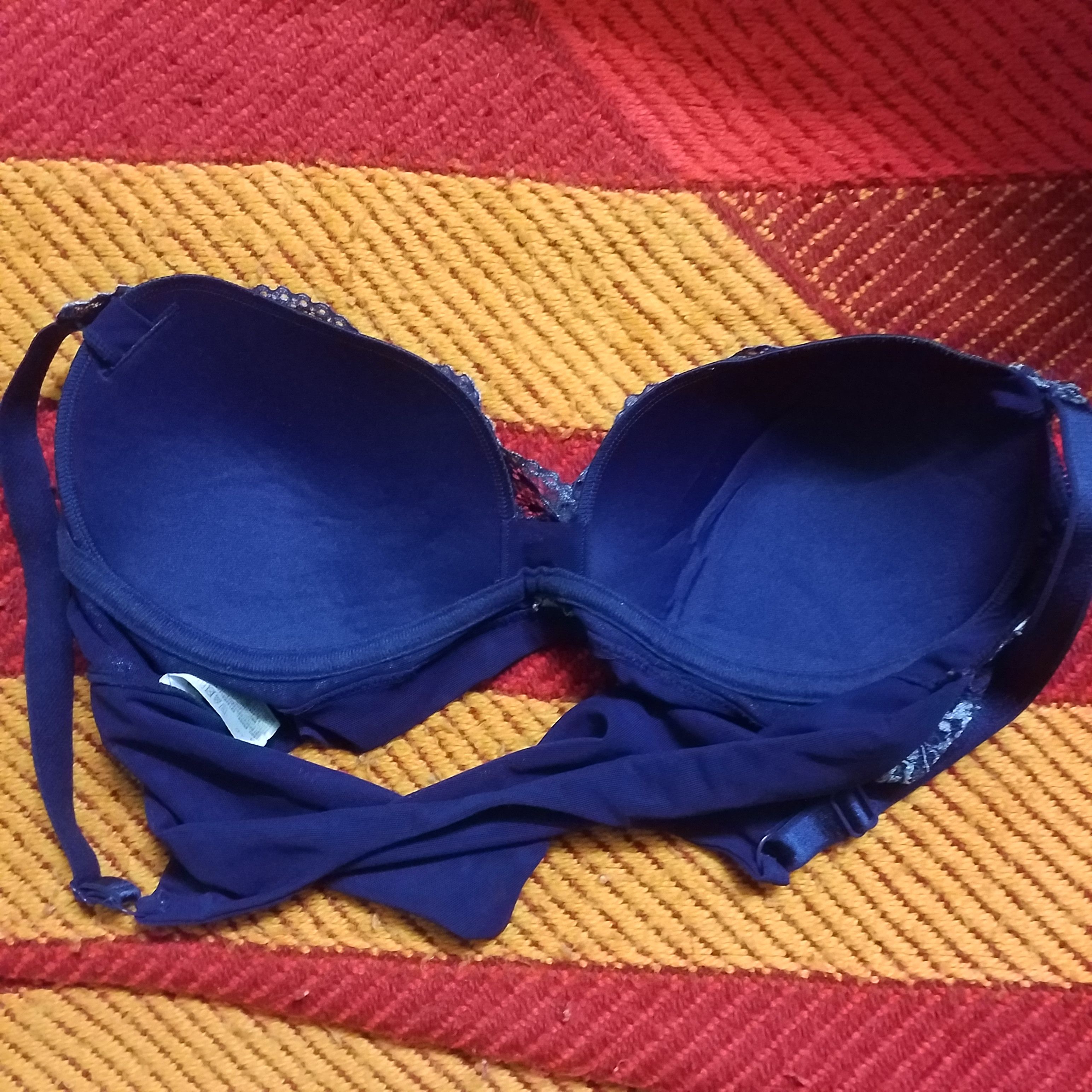 Japanese Brand bra with crochet design Size XL / US 12-14 / IT 48-50 - 3 Thumbnail