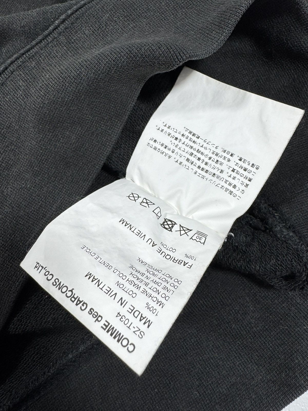CDG by Comme des Garcons × Comme des Garcons Comme Des Garcons CDG CDG CDG Black On Black Sweatshirt Size US L / EU 52-54 / 3 - 5 Thumbnail
