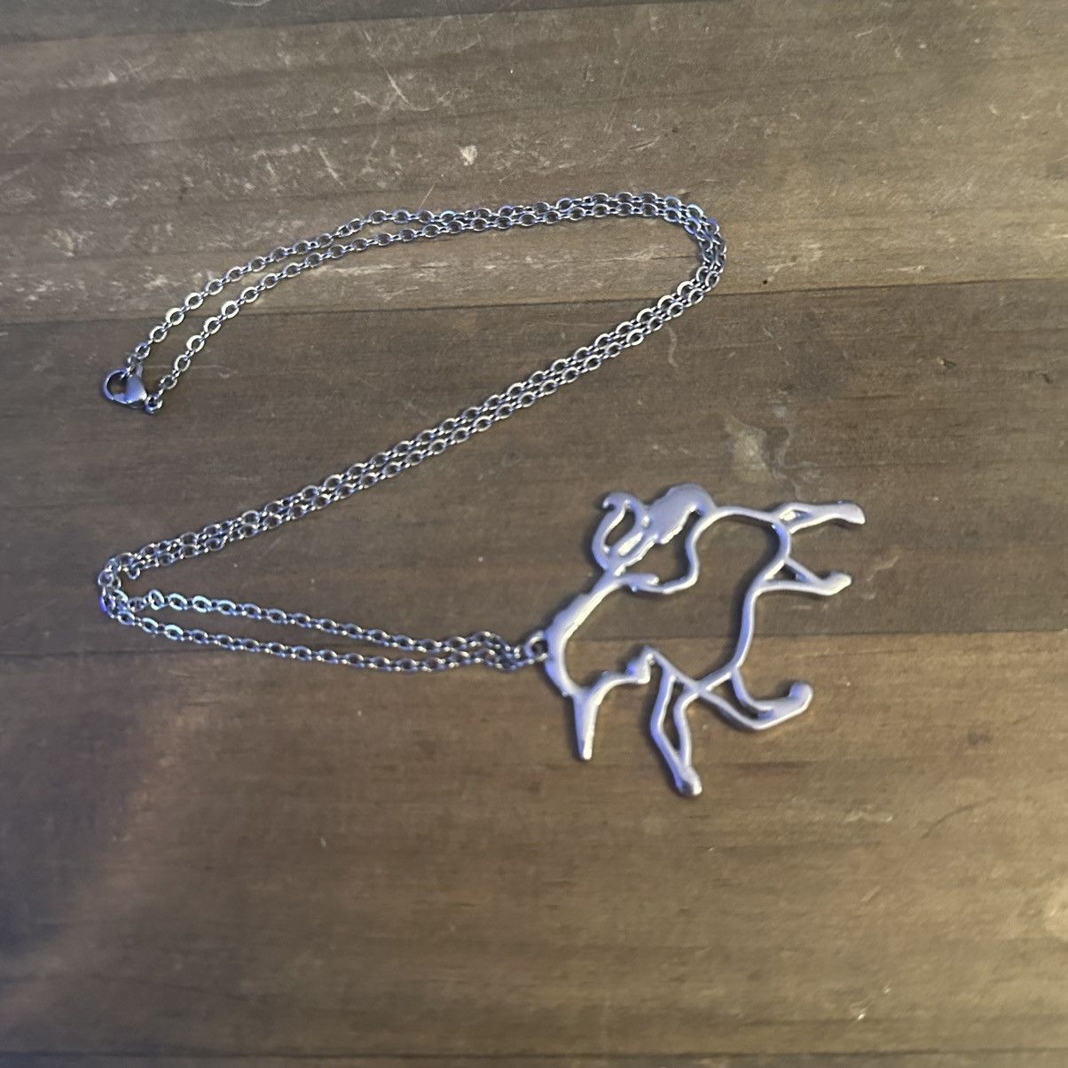Other Silver tone unicorn pendant necklace Size ONE SIZE - 2 Thumbnail