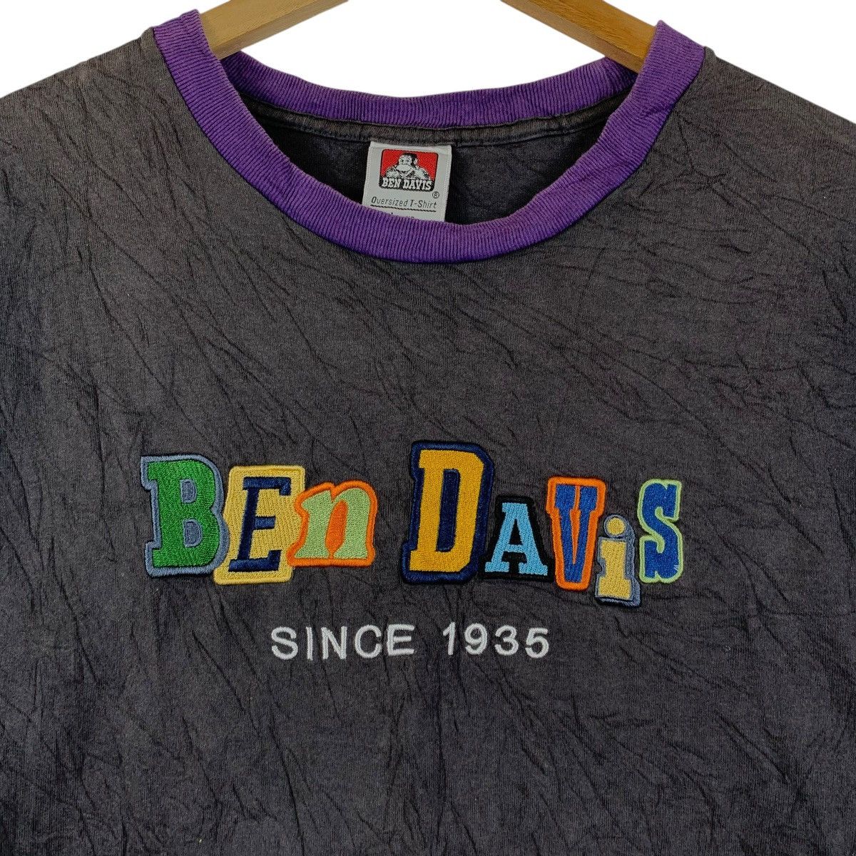Ben Davis Ben Davis T-Shirt Large Multicolor Embroidered Logo Workwear Size US L / EU 52-54 / 3 - 5 Thumbnail