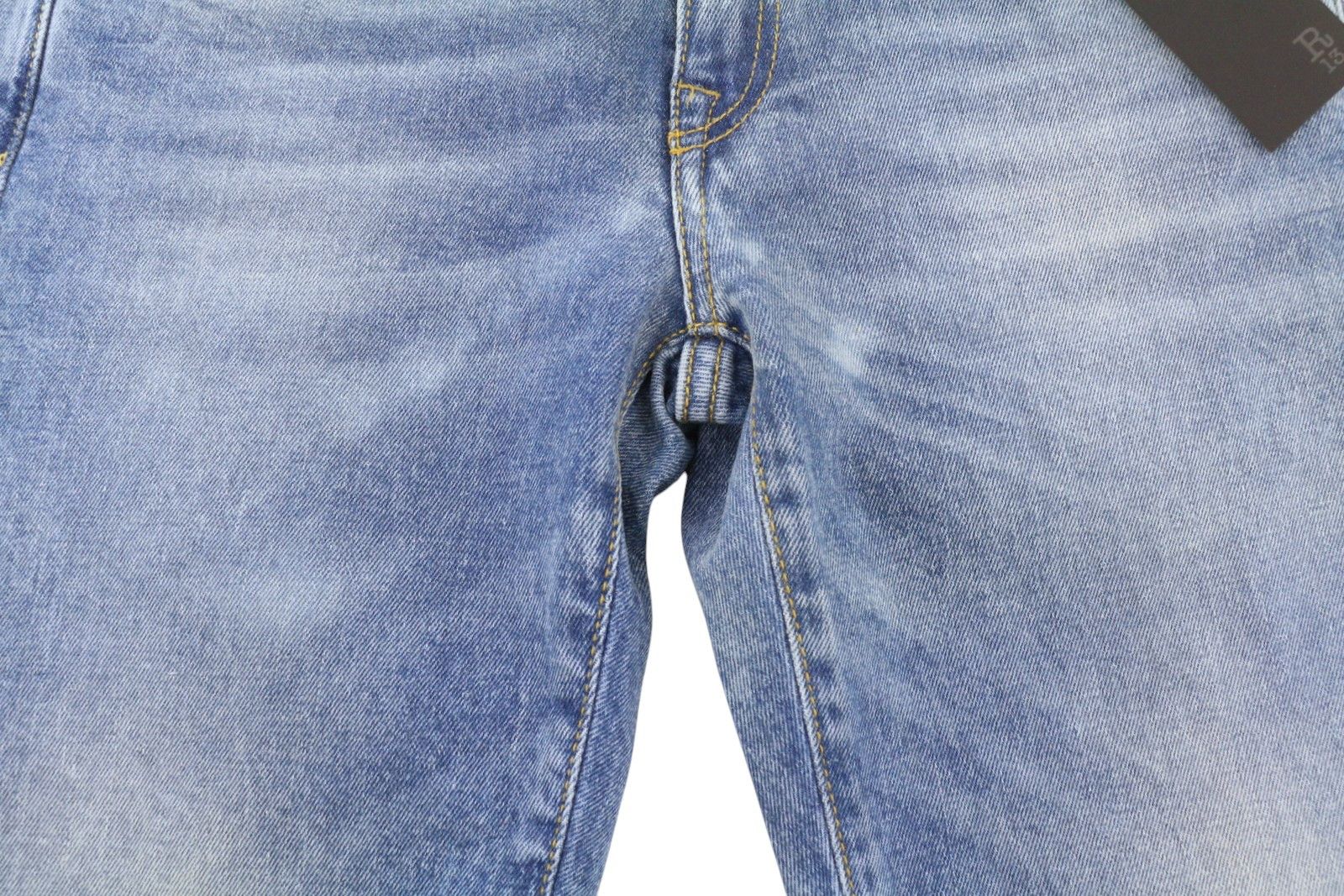R13 BOY STRAIGHT W RIPS 26 Jasper Stretch Faded Cropped 86330 Size 26" / US 2 / IT 38 - 10 Thumbnail