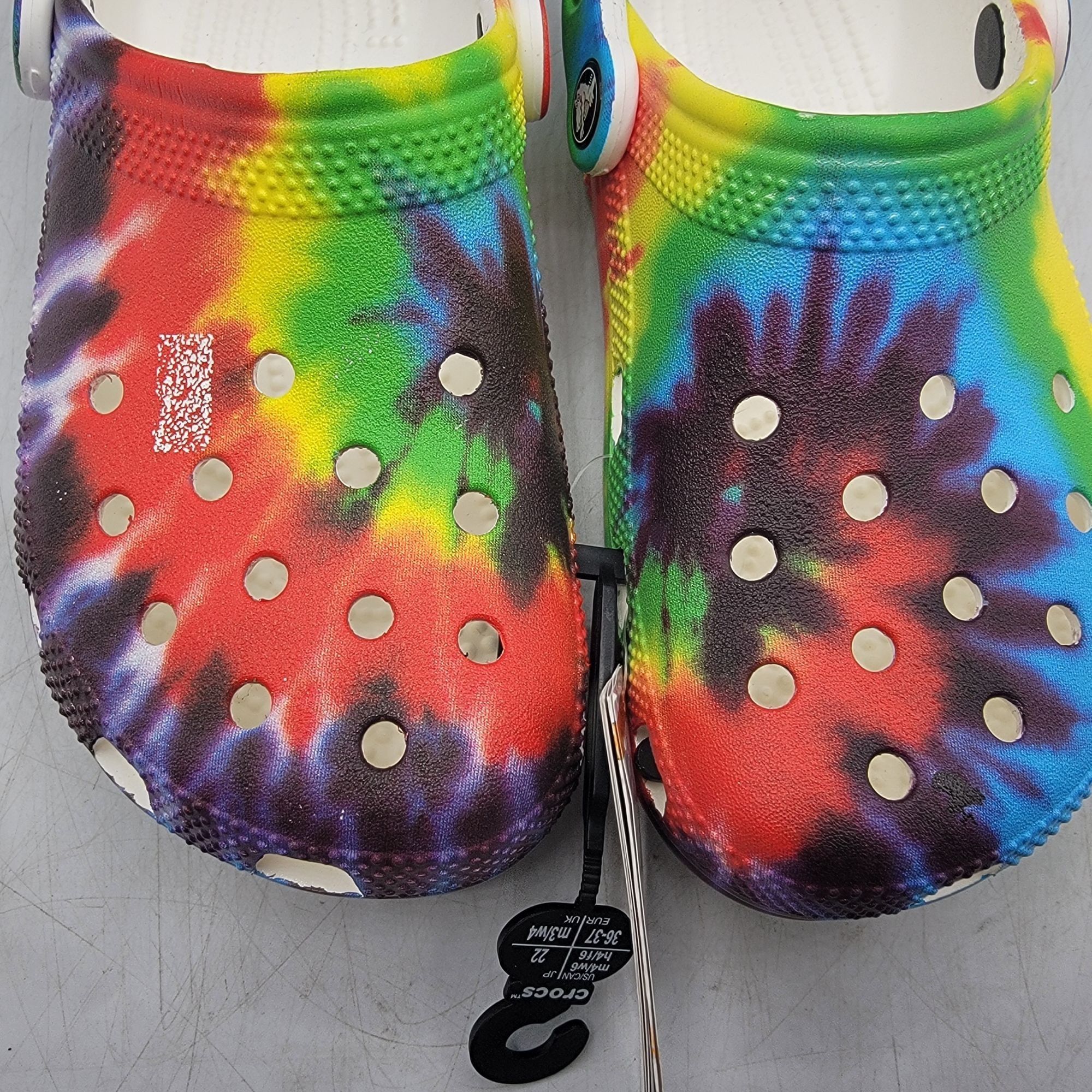 Crocs Crocs Classic Tie Dye Womens 6 Clogs Slip On Shoes Sandal Ca Size US 6 / IT 36 - 6 Thumbnail