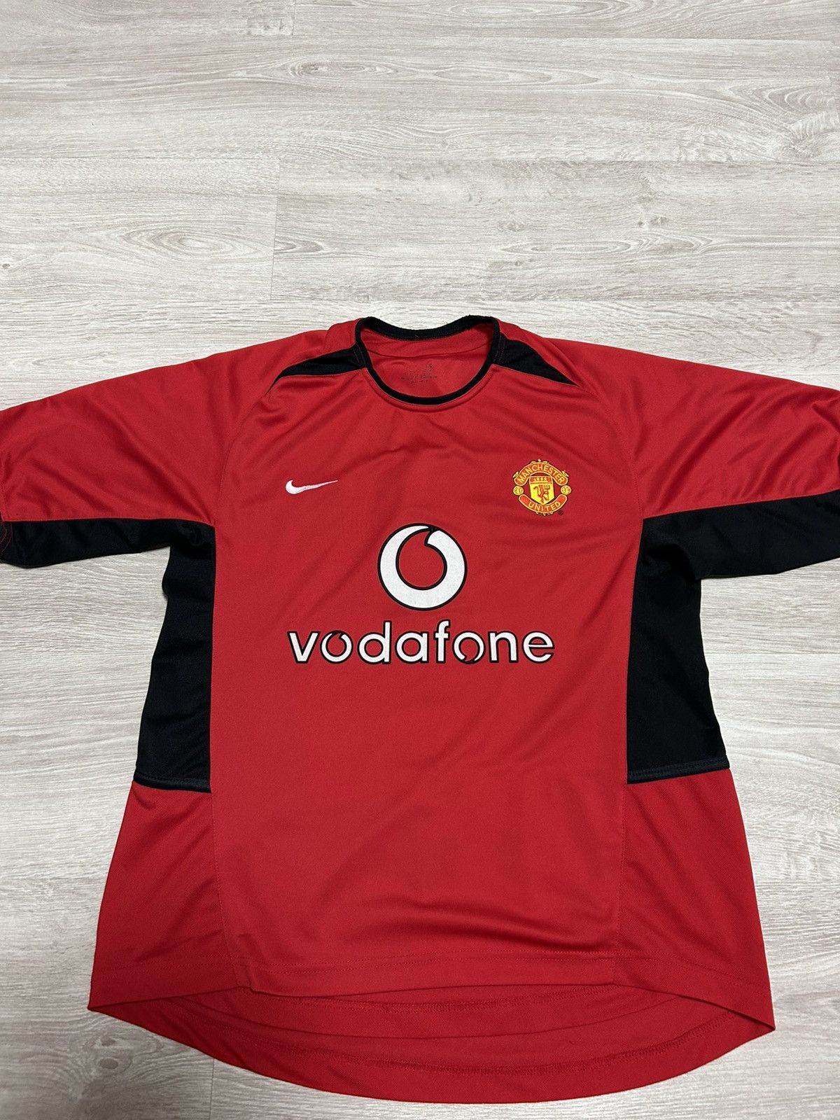 Nike MANCHESTER UNITED 2002/2004 NIKE SOCCER JERSEY #7 BECKHAM Size US S / EU 44-46 / 1 - 2 Thumbnail