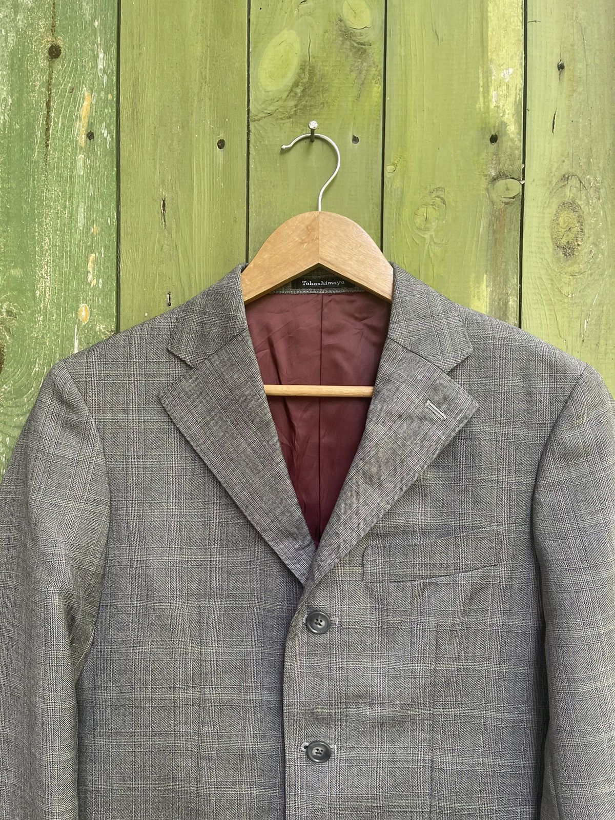 Guy Laroche × Japanese Brand × Vintage Vintage Guy Laroche Grey Wool Blazer Made in Japan (90s Era) Size 38R - 2 Thumbnail