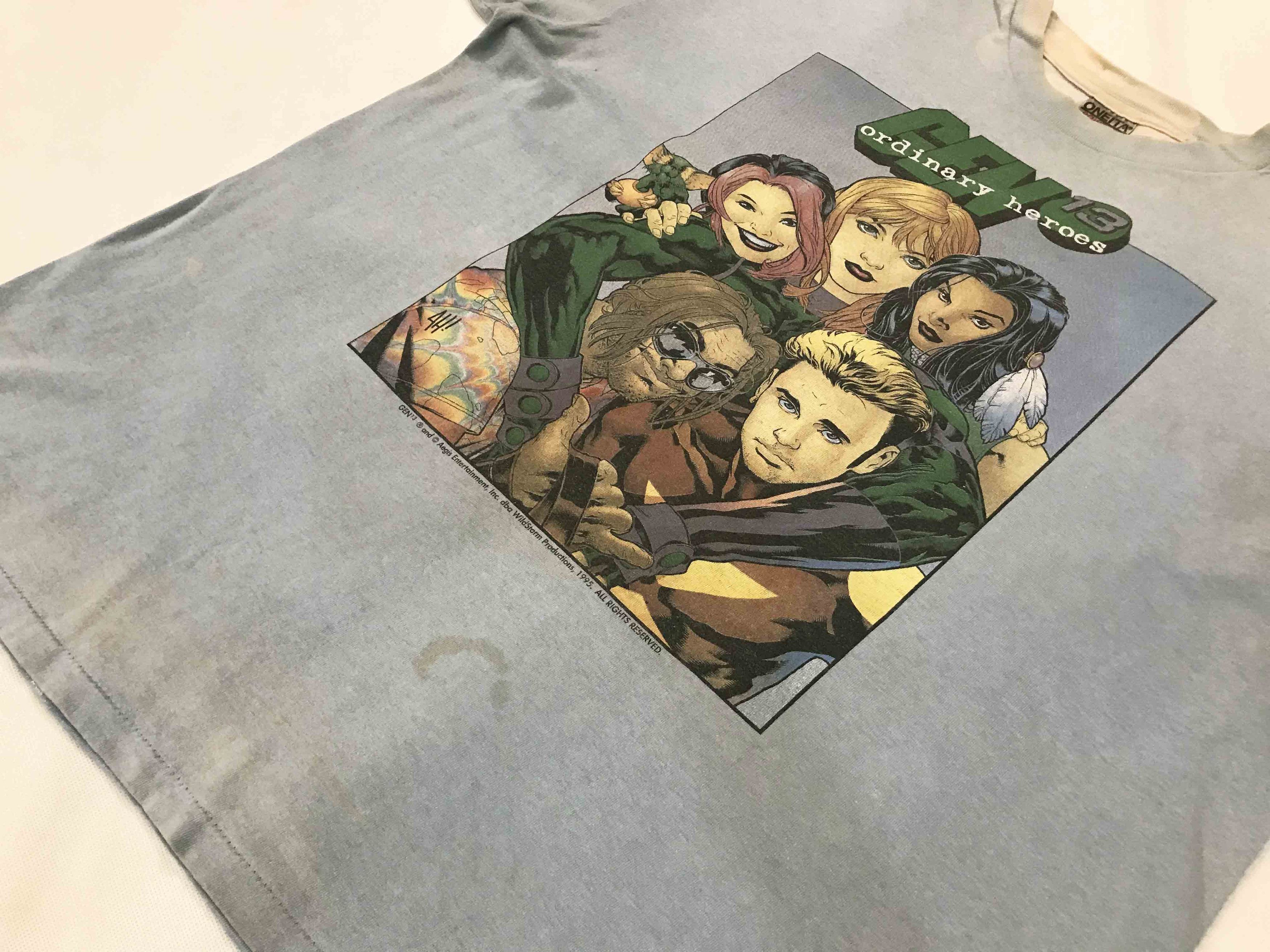 Vintage Vintage 1995 Gen 13 Ordinary Heroes Wildstorm Comic T-Shirt Size US XL / EU 56 / 4 - 7 Thumbnail