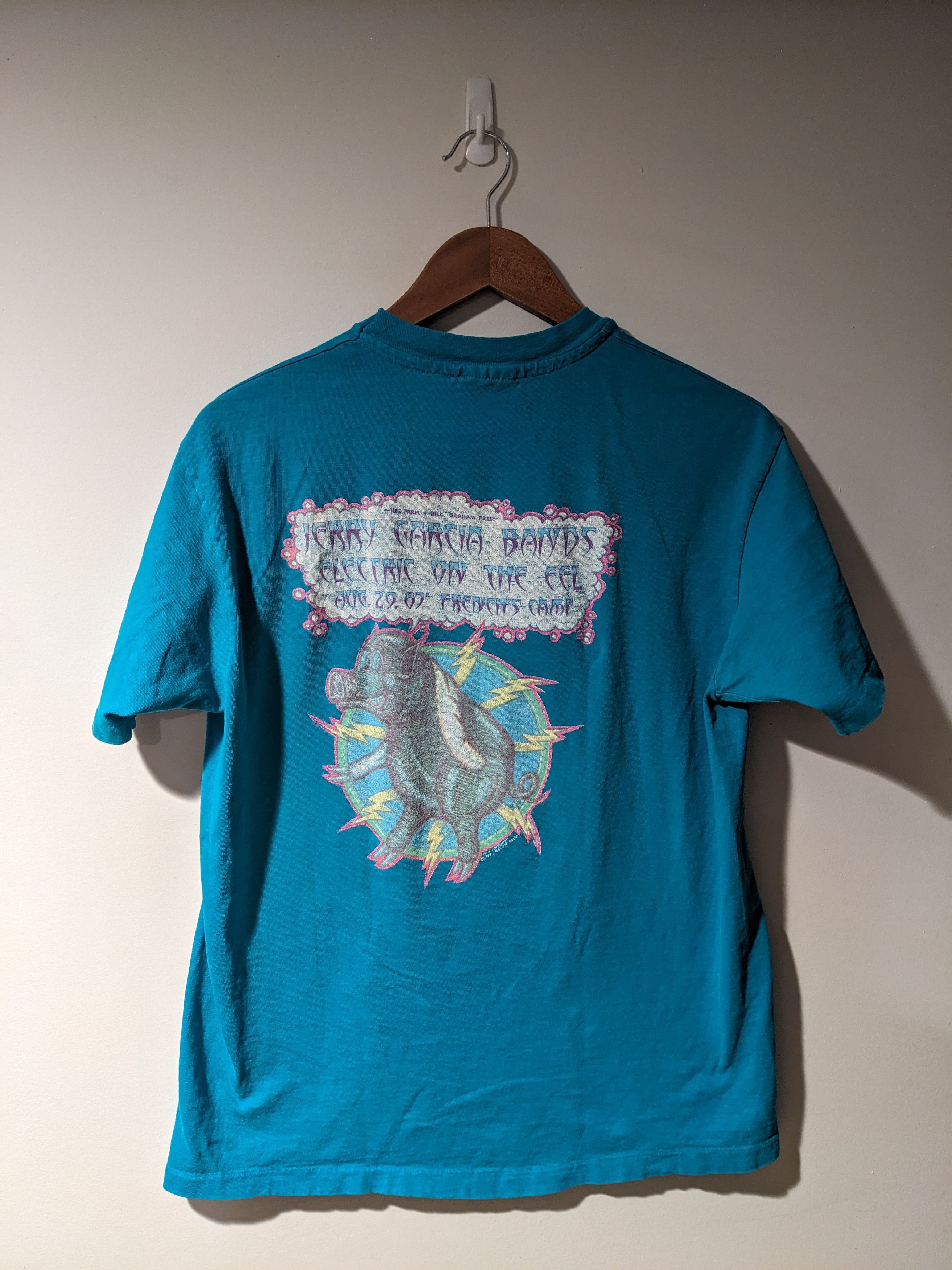 Grateful Dead × Vintage Vintage 1987 Jerry Garcia Band Grateful Dead Large T-Shirt Size US L / EU 52-54 / 3 - 7 Thumbnail