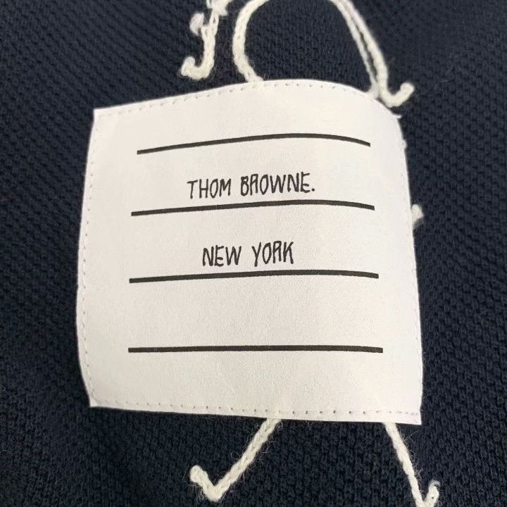 Thom Browne Thom Browne Classic 4-Stripe Stick Figure Polo Size US M / EU 48-50 / 2 - 5 Thumbnail