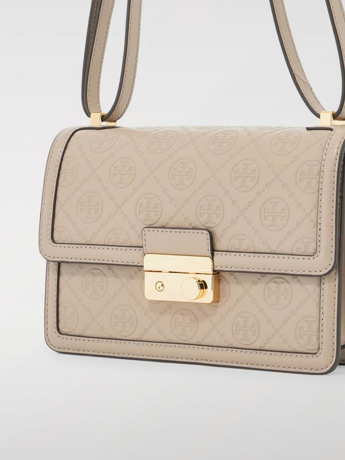 Tory Burch o1s22i1n1024 Size: OS / Leather T Monogram Shoulder Bag Size ONE SIZE - 3 Thumbnail
