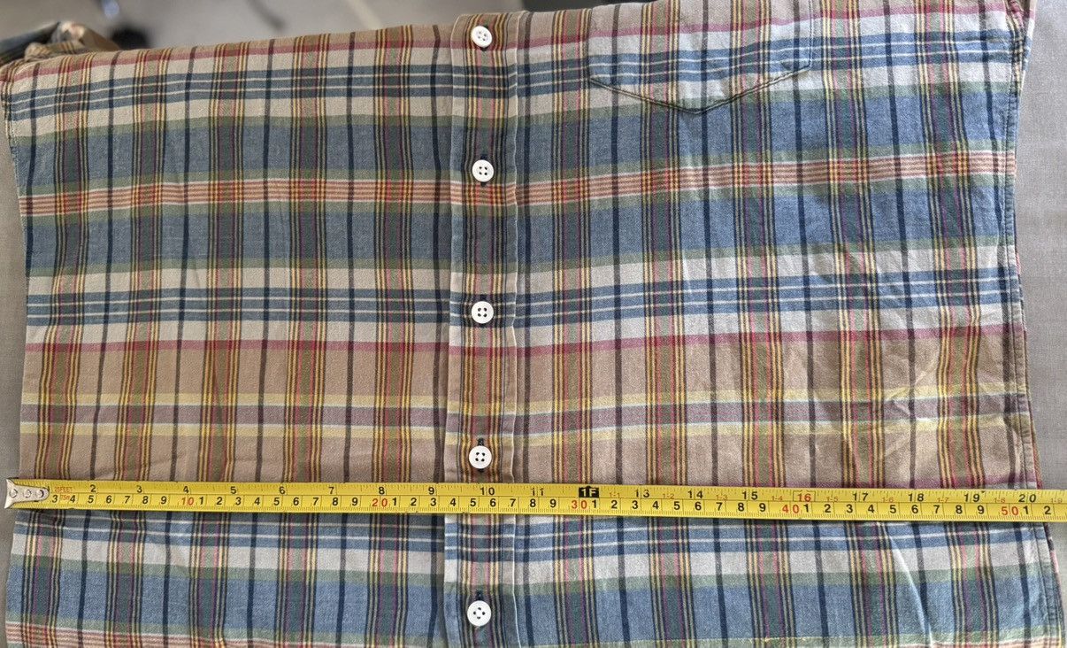 Drake's Drake's Indian Madras Button Down Shirt Size 16.5* Size US L / EU 52-54 / 3 - 8 Thumbnail