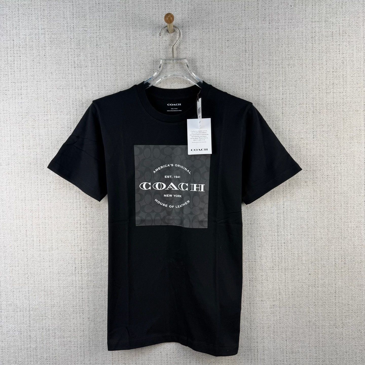 Coach COACH SS24 Square Letter Print Crewneck Tee Size US S / EU 44-46 / 1 - 1 Thumbnail
