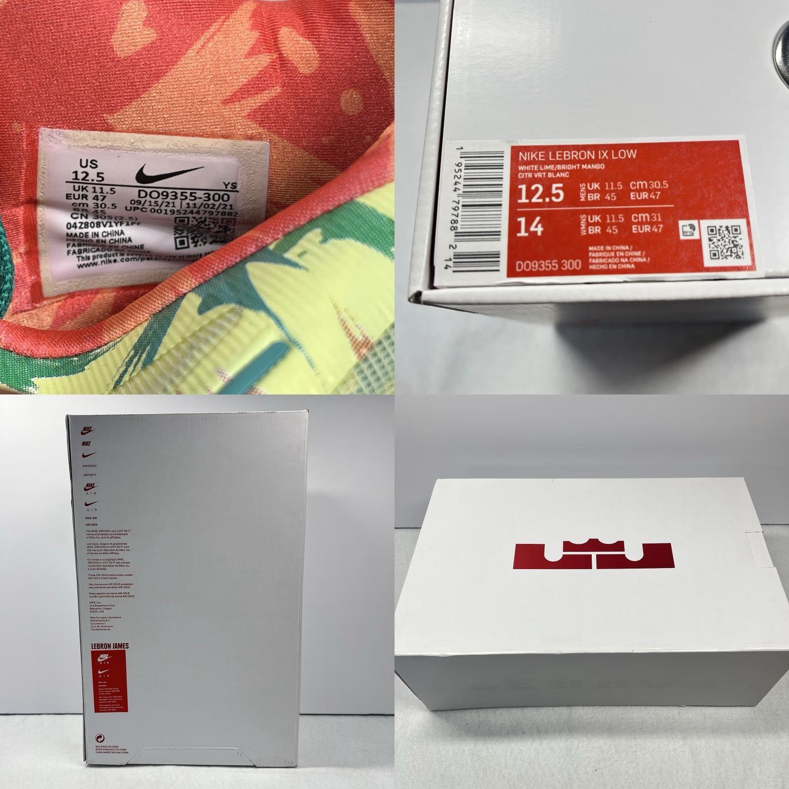 Nike Nike LeBron 9 Low LeBronold Palmer Sneakers Men 12.5 Green DO9355-300 2022 Low Top Athletic ShoesVU Size US 12 / EU 45 - 9 Thumbnail