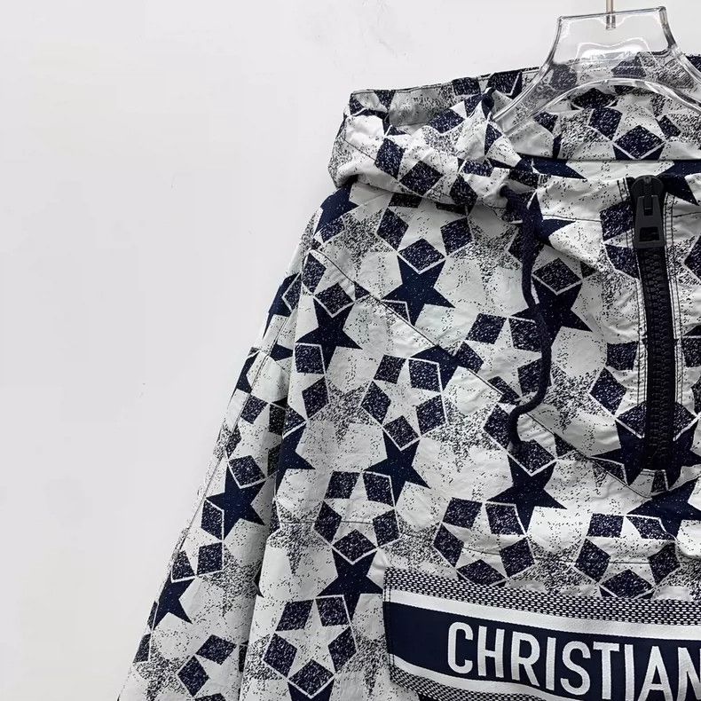 Other Dior Color-blocked five-pointed star print full-print hood Size S / US 4 / IT 40 - 3 Thumbnail