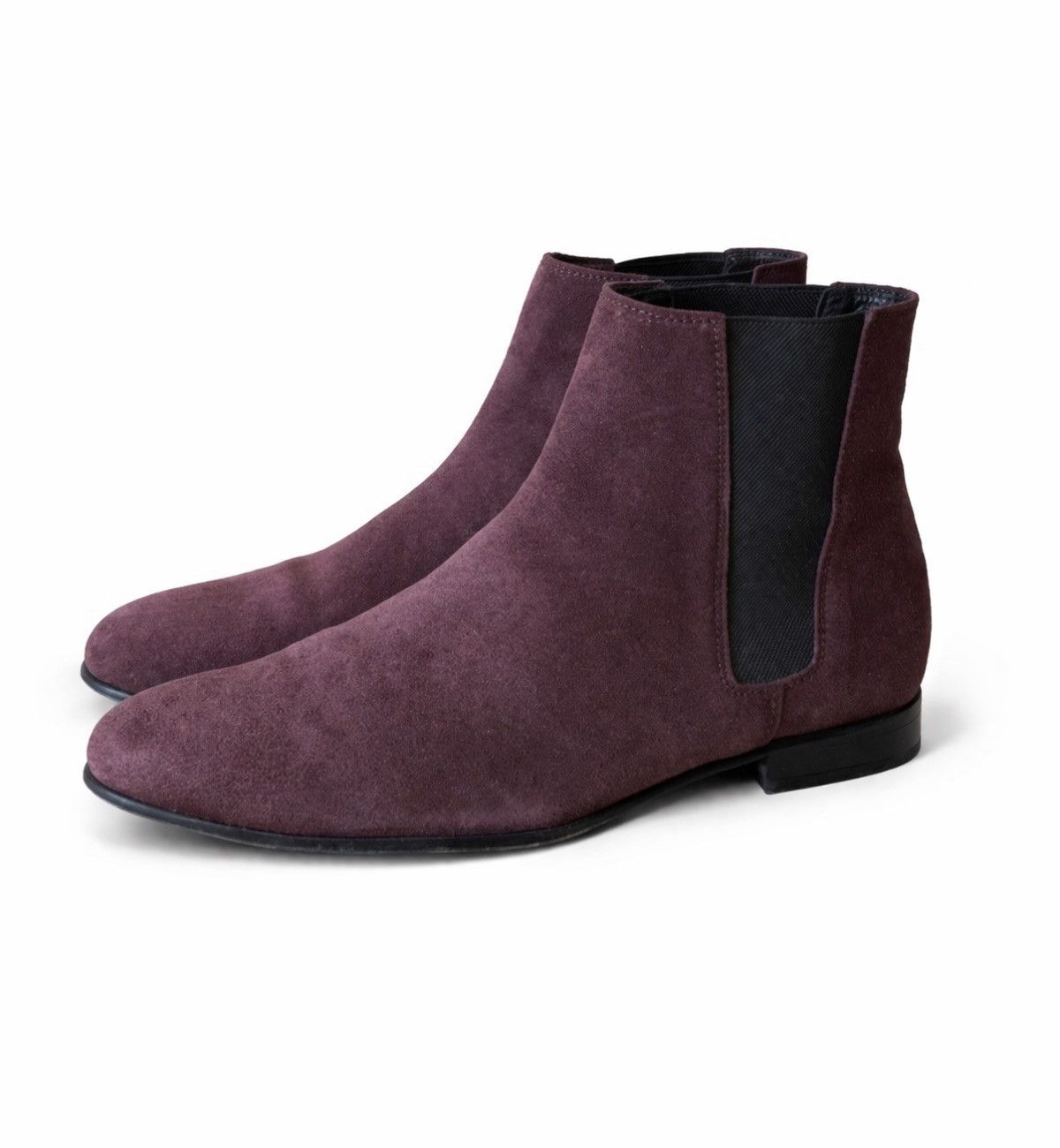 The Kooples Burgundy Suede Chelsea Boots – Size US 9