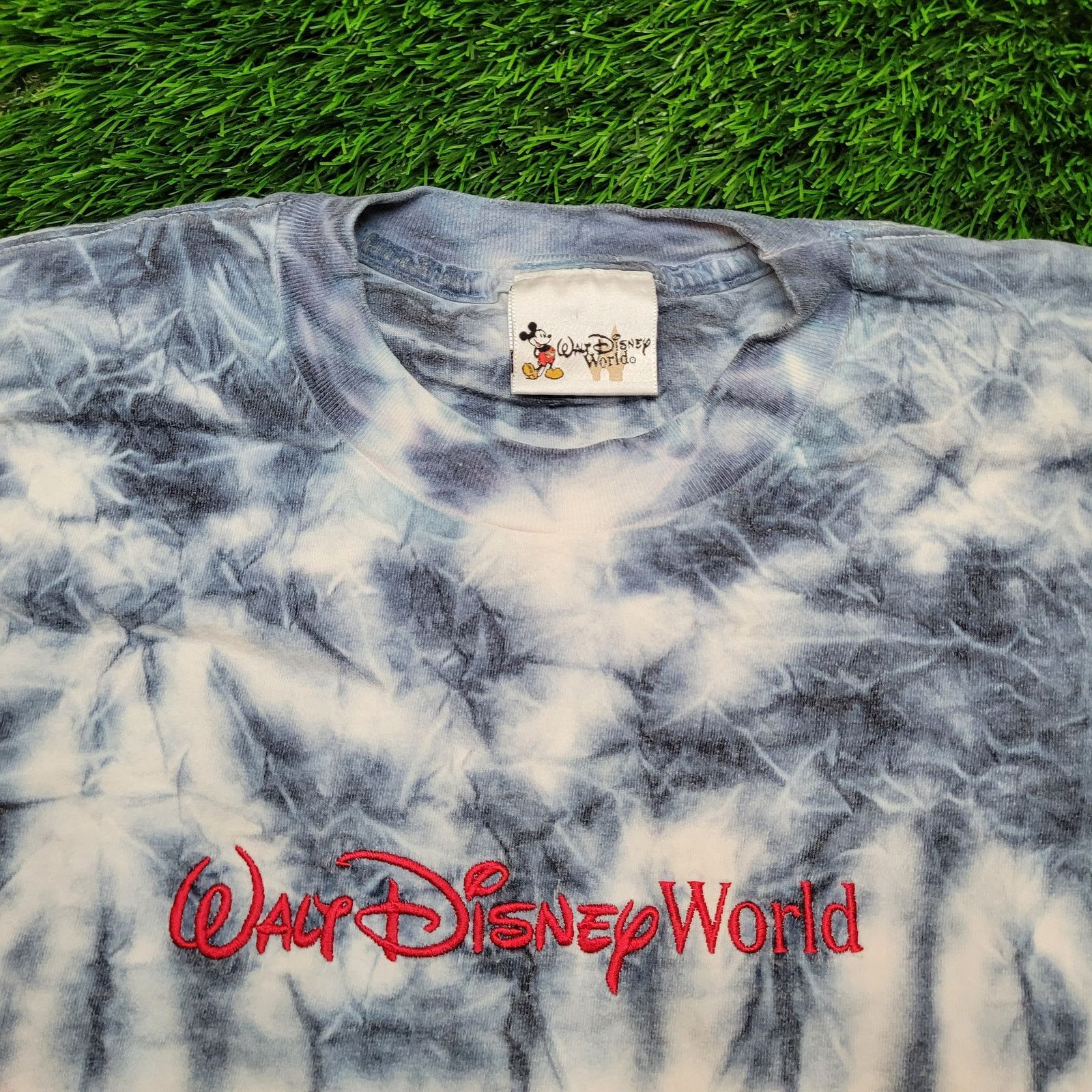 Disney VTG 90s Disney T-Shirt Men S / Women M Tie Dye American Flag Size US S / EU 44-46 / 1 - 2 Thumbnail