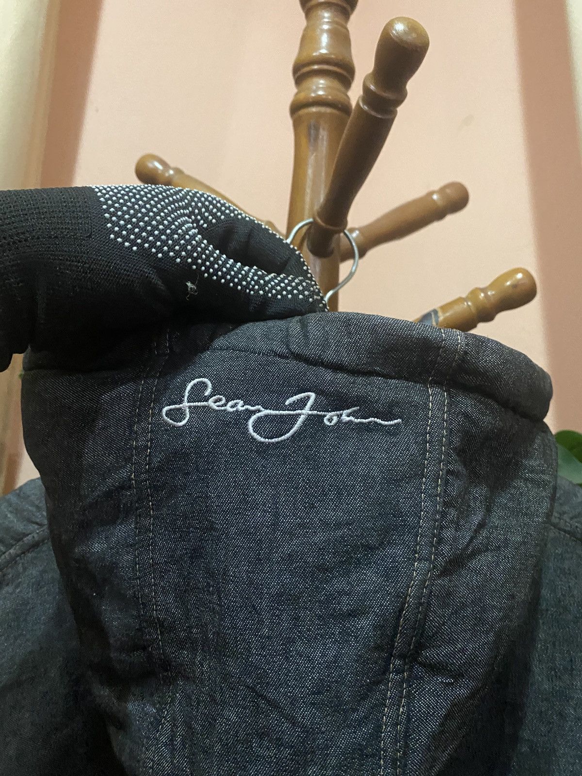 Sean John Vintage Sean John Hooded Fleece Jacket Made in Korea Size US XL / EU 56 / 4 - 11 Thumbnail