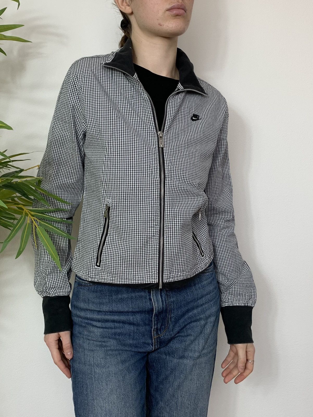Nike VINTAGE NIKE 2000s CHECKERED JACKET Size S / US 4 / IT 40 - 3 Thumbnail