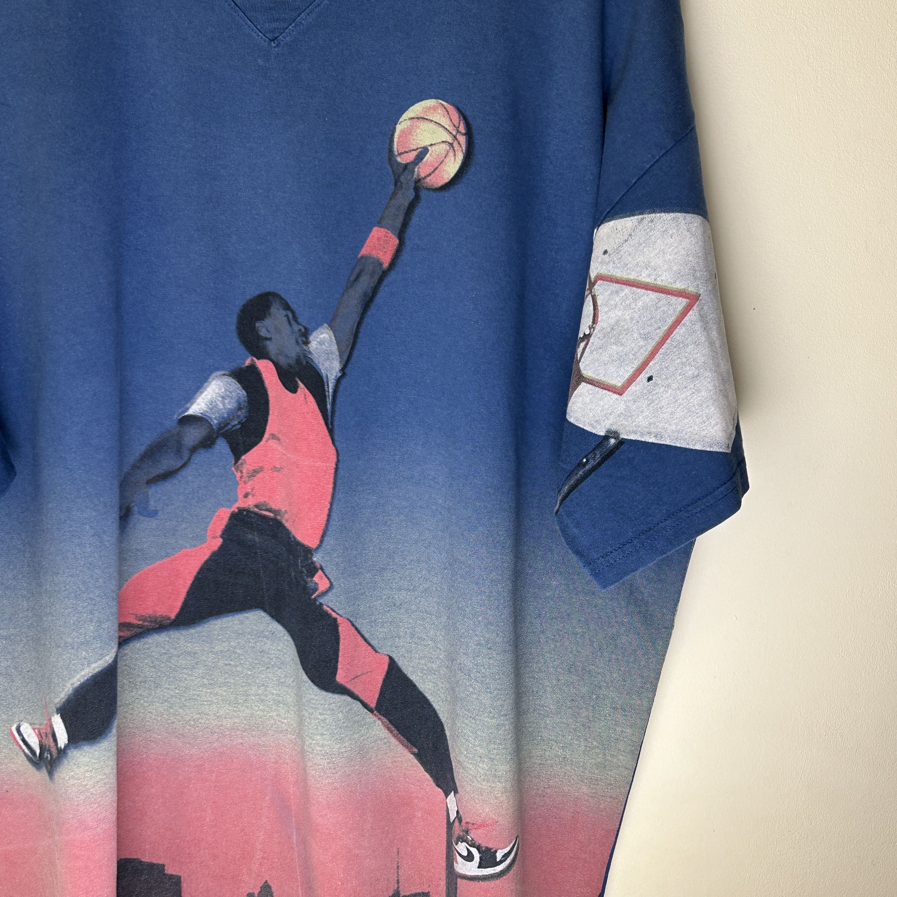 Jordan Brand Vintage Michael Jordan Allover Print T-shirt Size US XXL / EU 58 / 5 - 3 Thumbnail