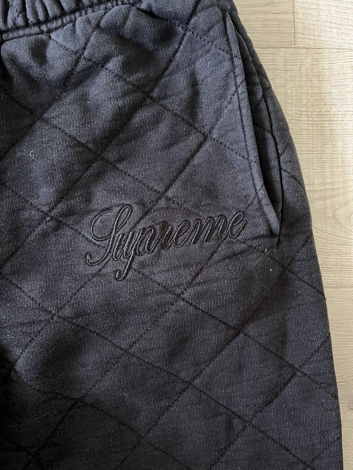 Supreme quilted sweatpants sales
