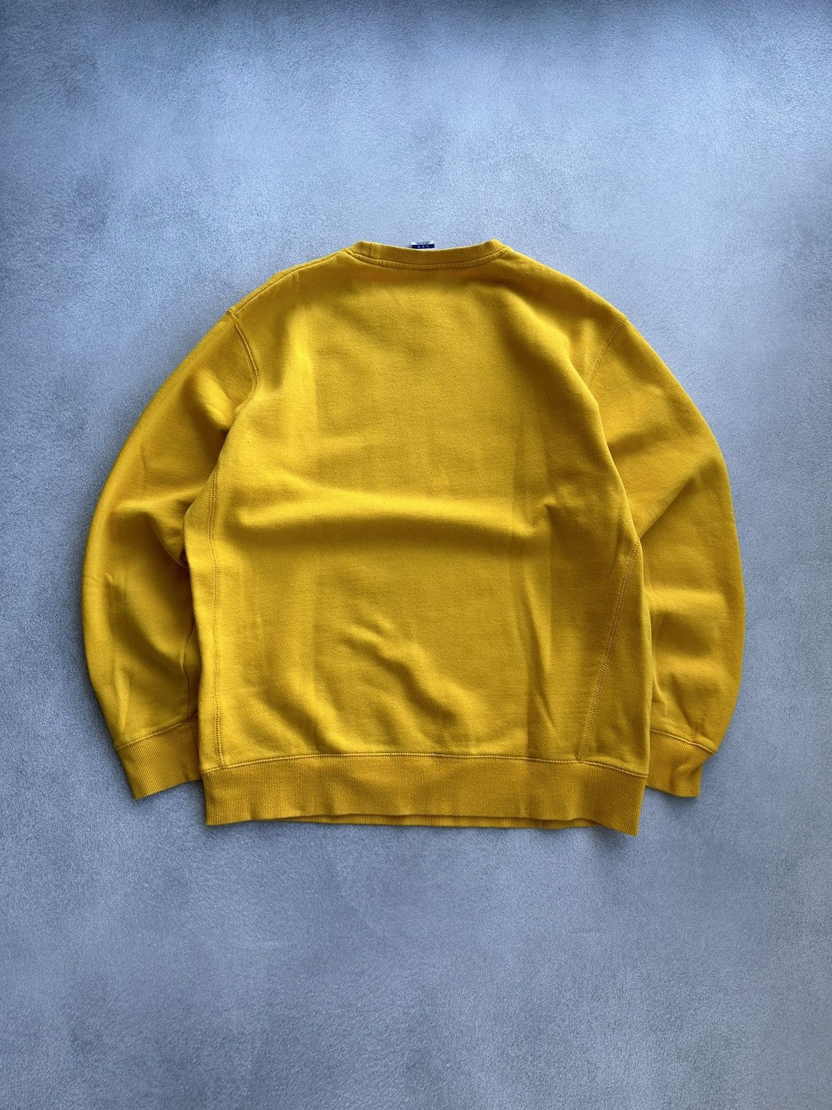 Russell Athletic × Vintage Vintage Russell Athletic Yellow Boxy Sweatshirt Size US L / EU 52-54 / 3 - 8 Thumbnail