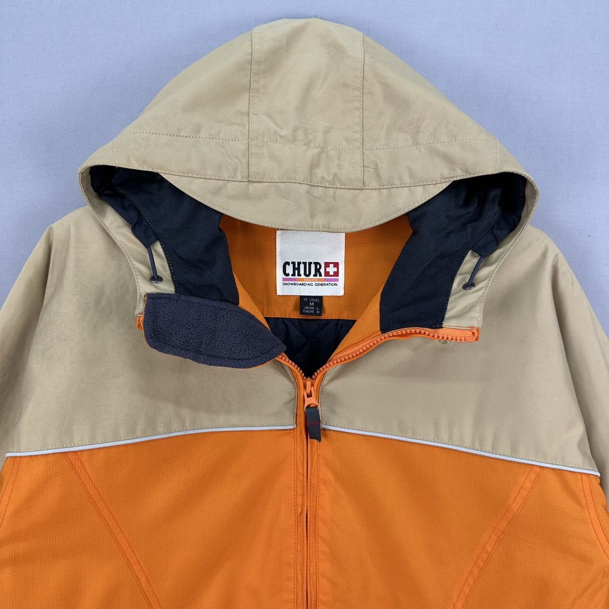 Japanese Brand Vintage Windbreaker Jacket Snowboarding by Chur Size L / US 10 / IT 46 - 8 Thumbnail