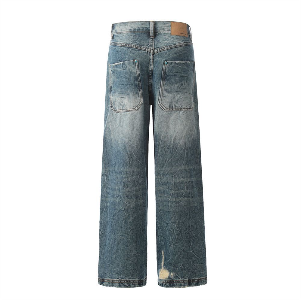 Japanese Brand × Jean American washed distressed trendy cargo ripped jeans Size US 34 / EU 50 - 3 Thumbnail