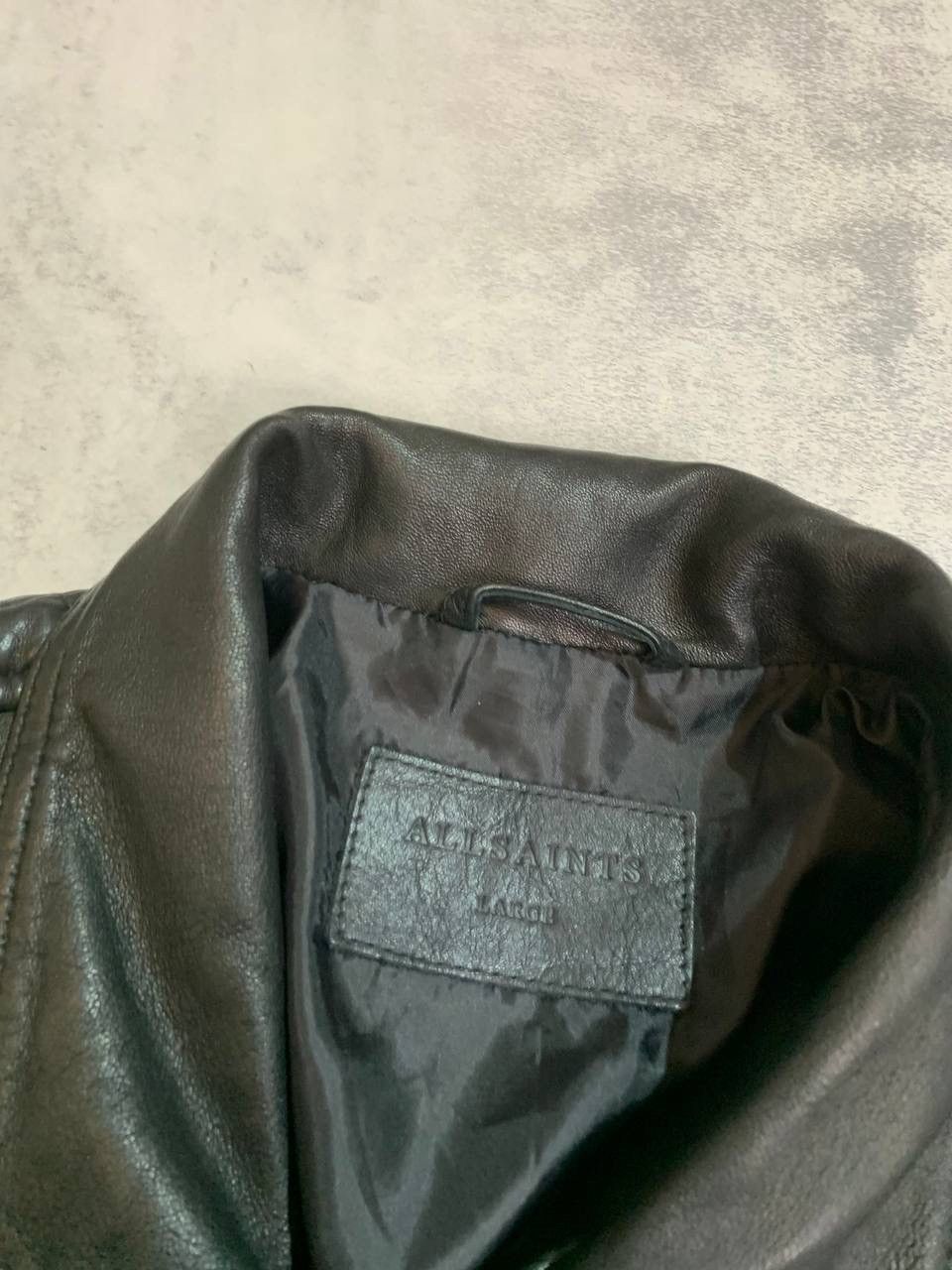 Allsaints ALL SAINTS LEATHER JACKET size L Size US L / EU 52-54 / 3 - 3 Thumbnail