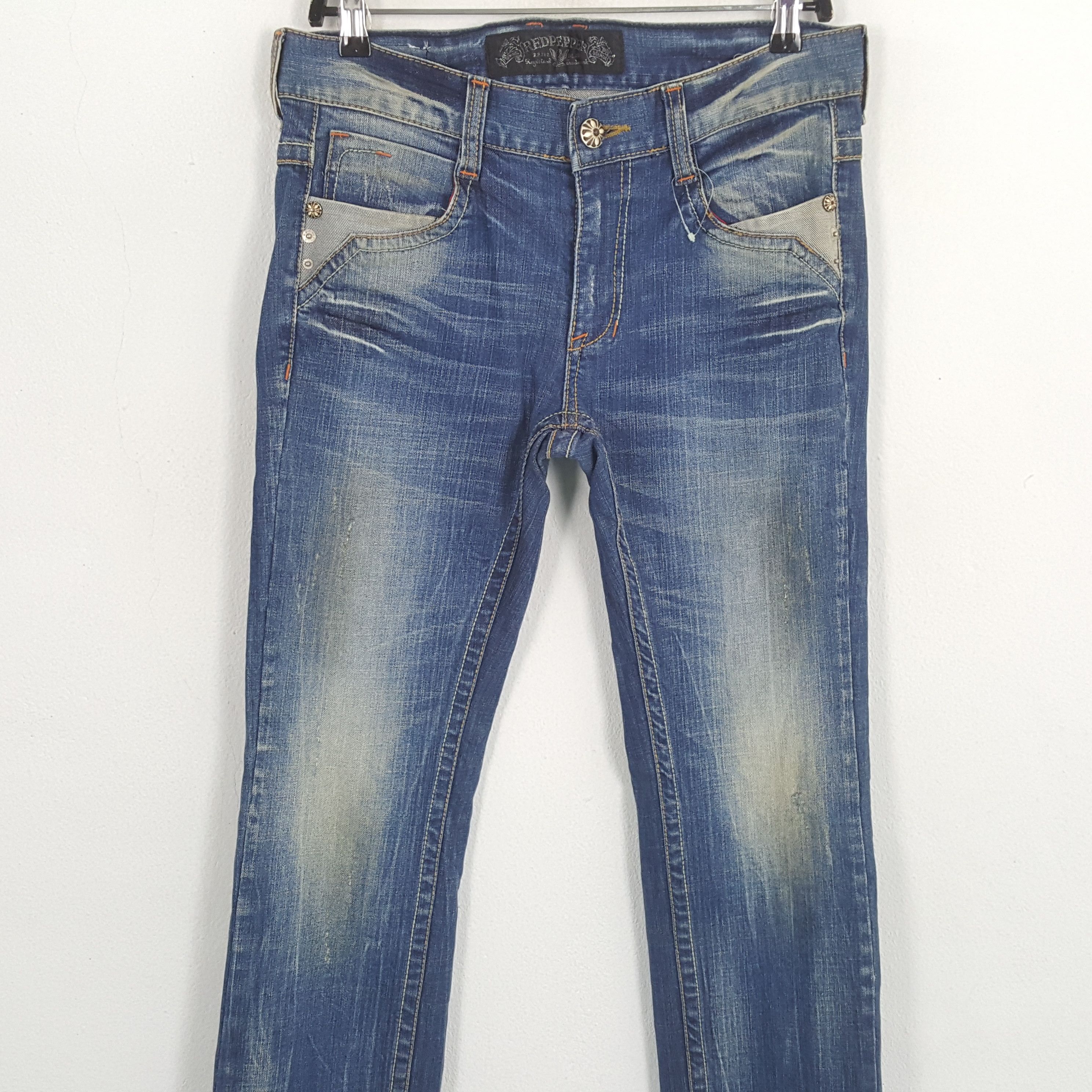 Vintage RED PEPPER Fashion Streetwear Style Jeans Size US 32 / EU 48 - 5 Thumbnail