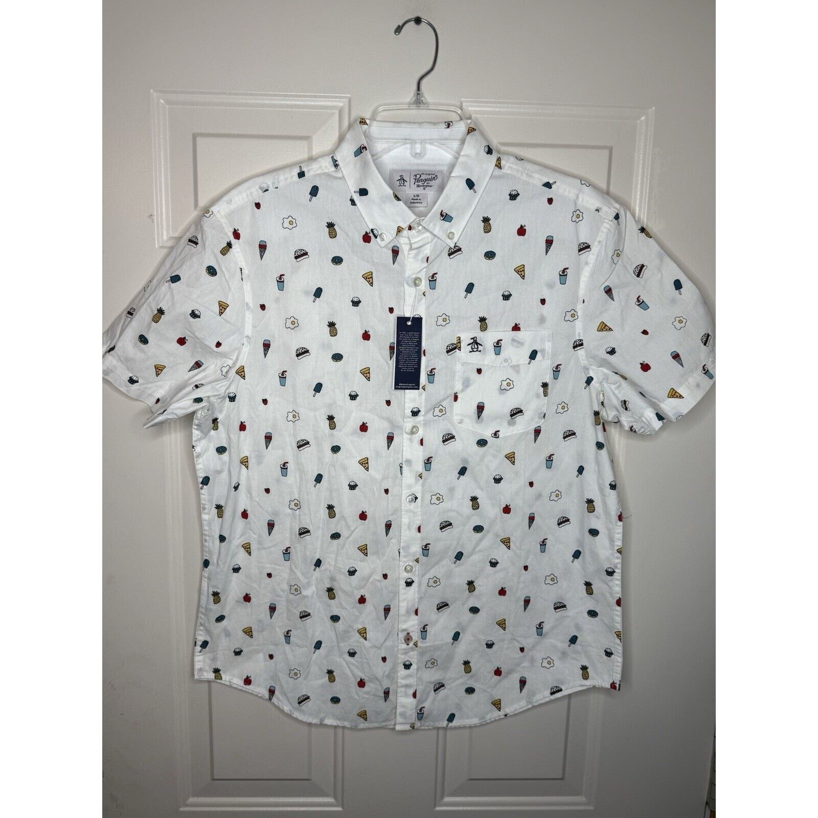 Original Penguin An Original Penguin By Munsingwear Button Up Shirt Men Large Size US L / EU 52-54 / 3 - 1 Thumbnail
