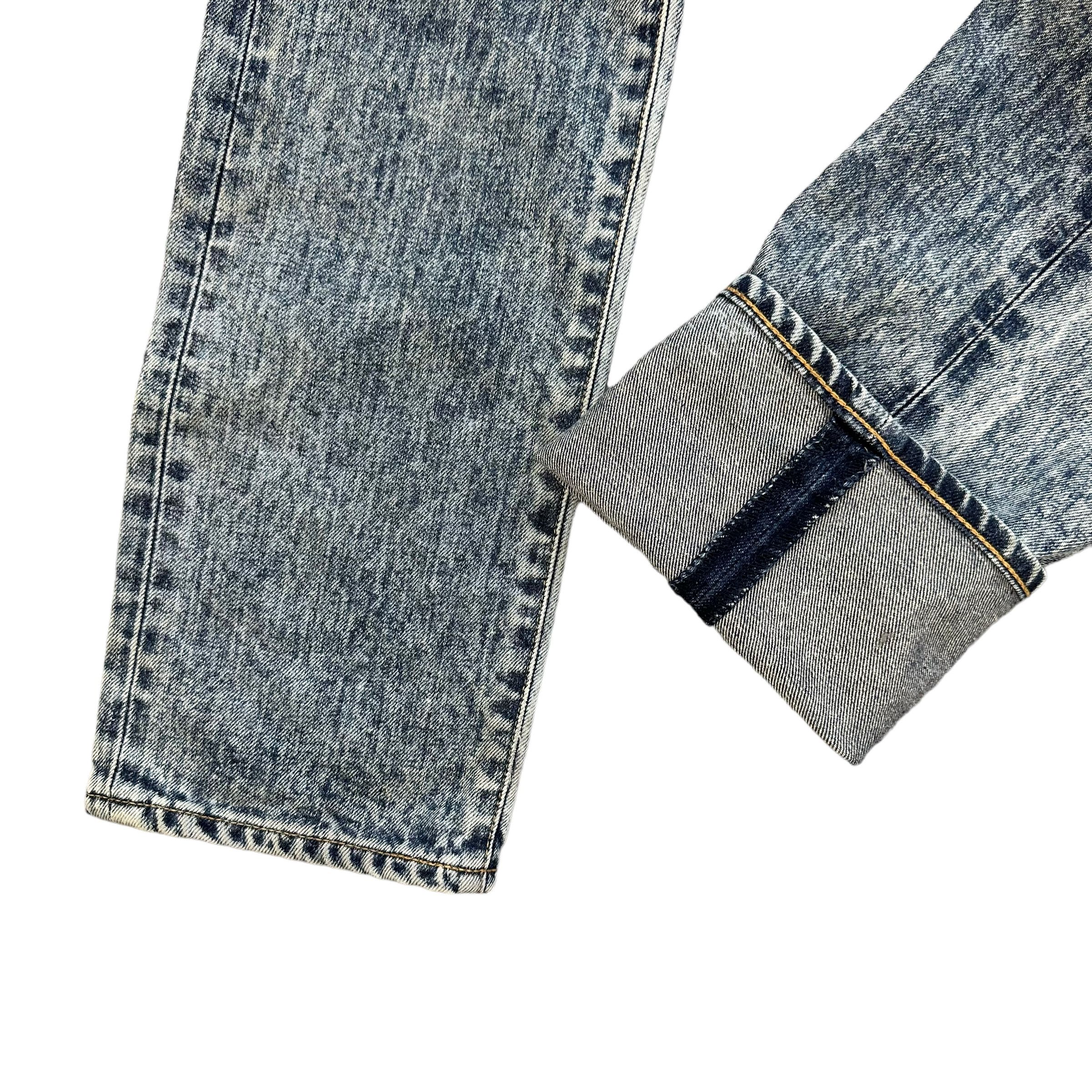 Lithium Lithium Homme Acid Wash Skinny Jeans #9114-58 Size US 32 / EU 48 - 5 Thumbnail