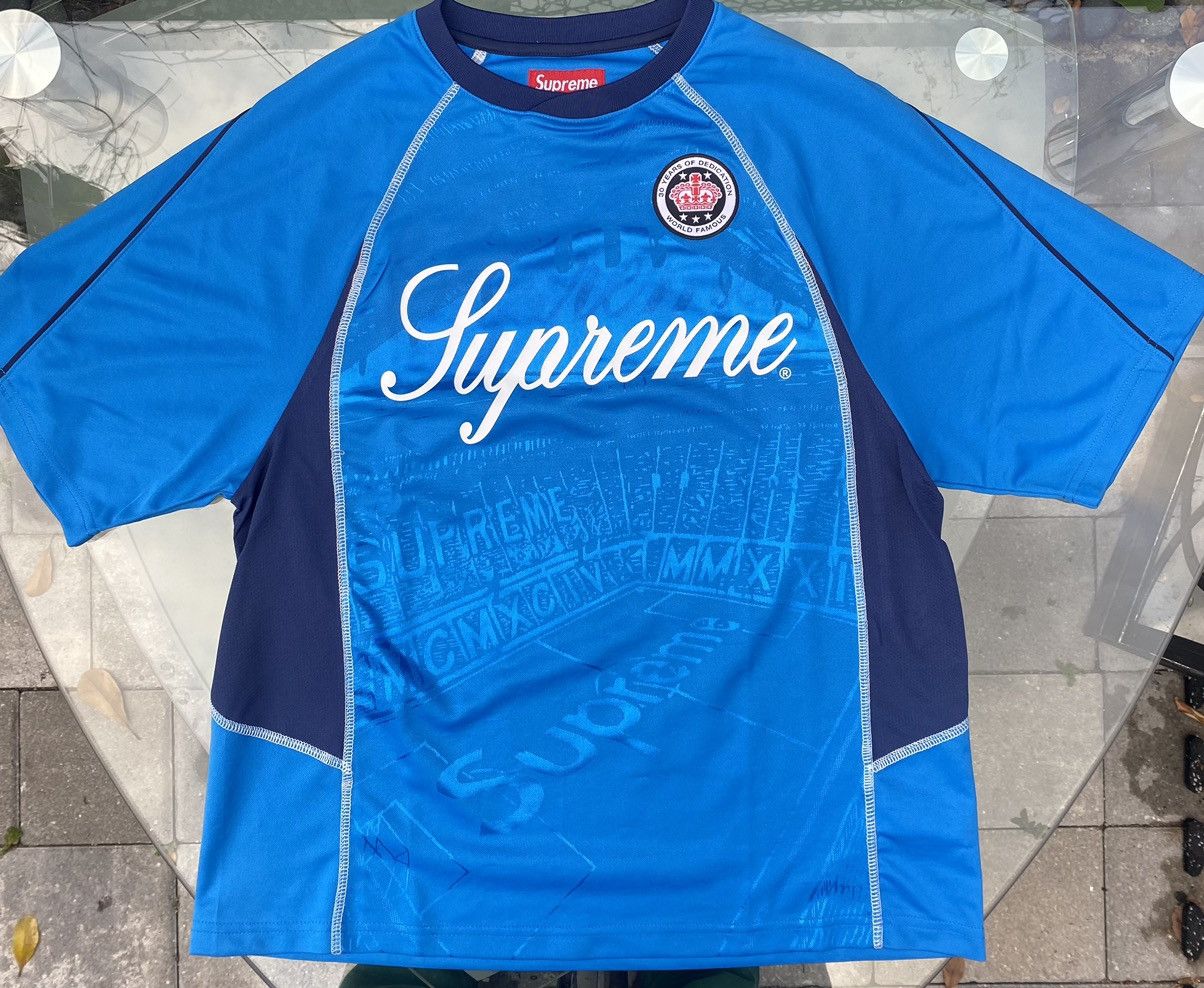 Supreme SUPREME 25SS Damien Hirst Soccer Jersey Blue Size M | Grailed