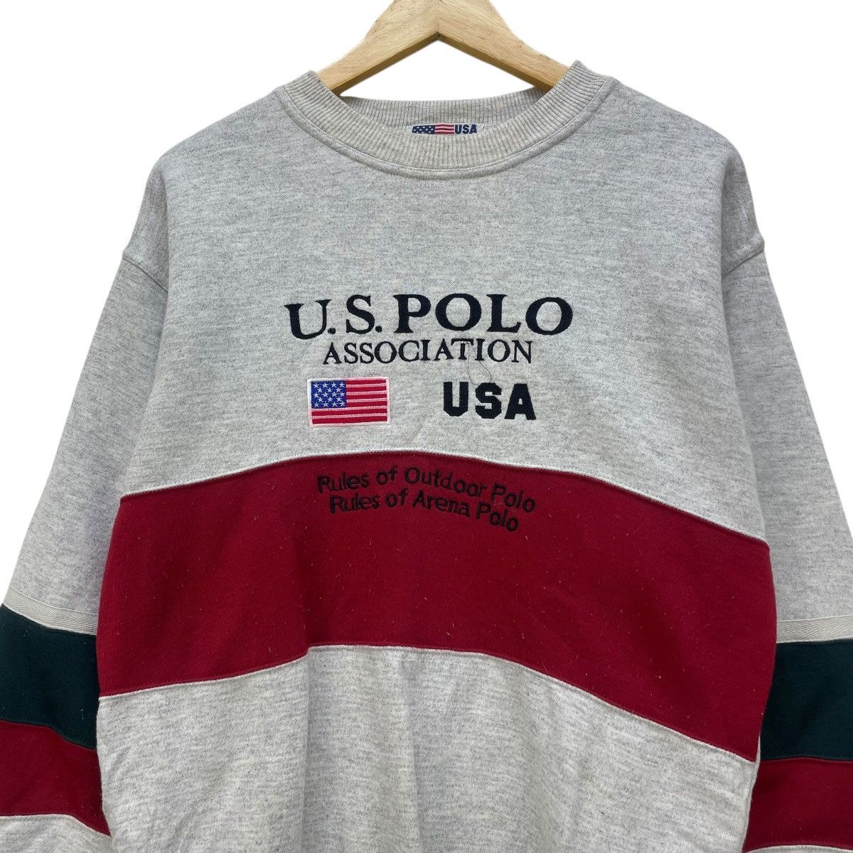 U.S. Polo Assn. 💥Vintage Us Polo Association Crewneck Sweatshirt Size US M / EU 48-50 / 2 - 3 Thumbnail