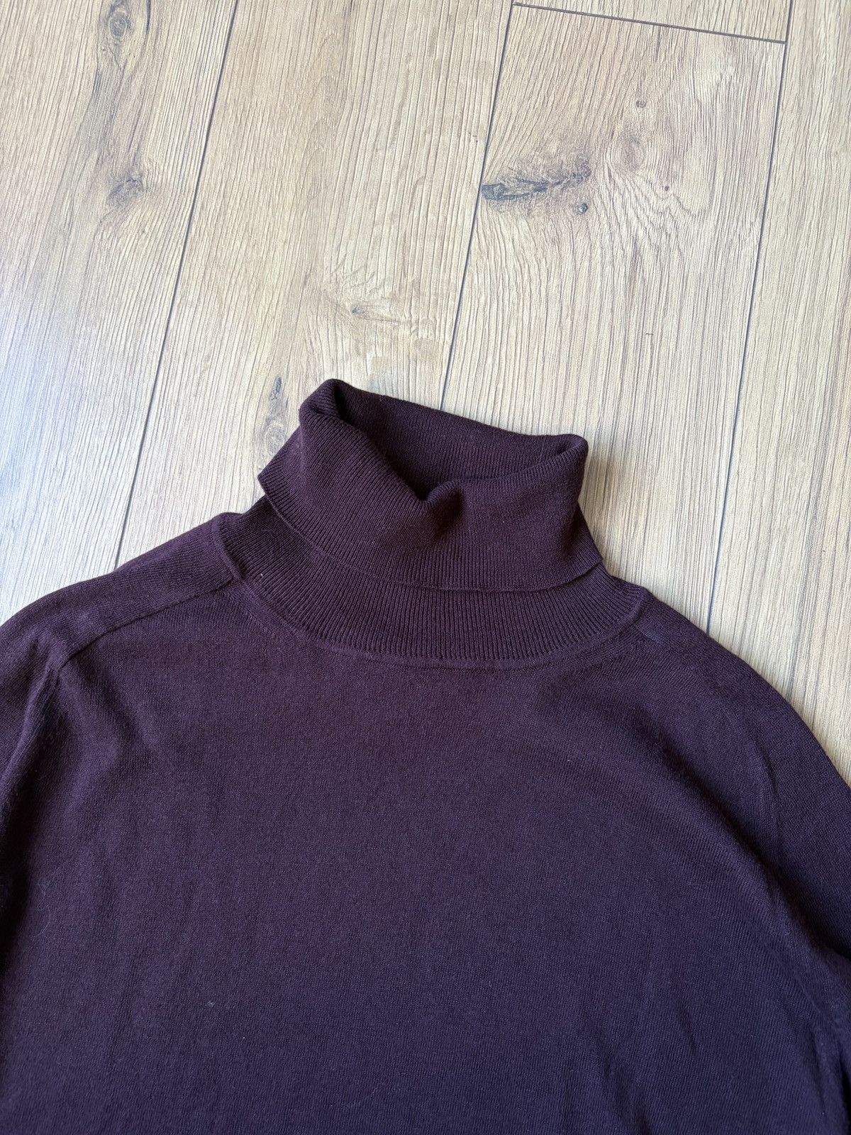 Prada Prada Burgundy Violet Turtleneck Sweater Size US XL / EU 56 / 4 - 8 Thumbnail