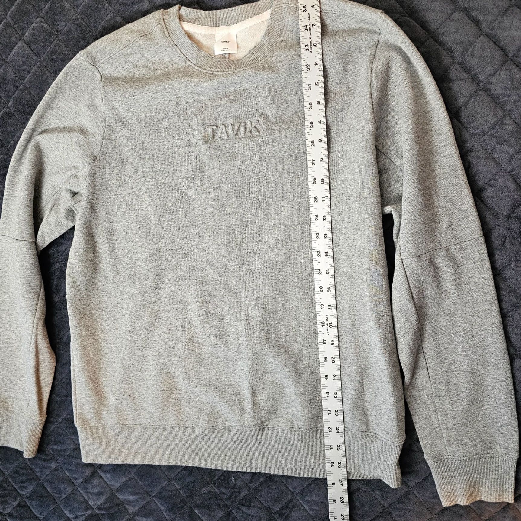 Tavik Tavik Sweater Men M Gray Cotton Blend Crew Neck Casual Mens Size US M / EU 48-50 / 2 - 4 Thumbnail