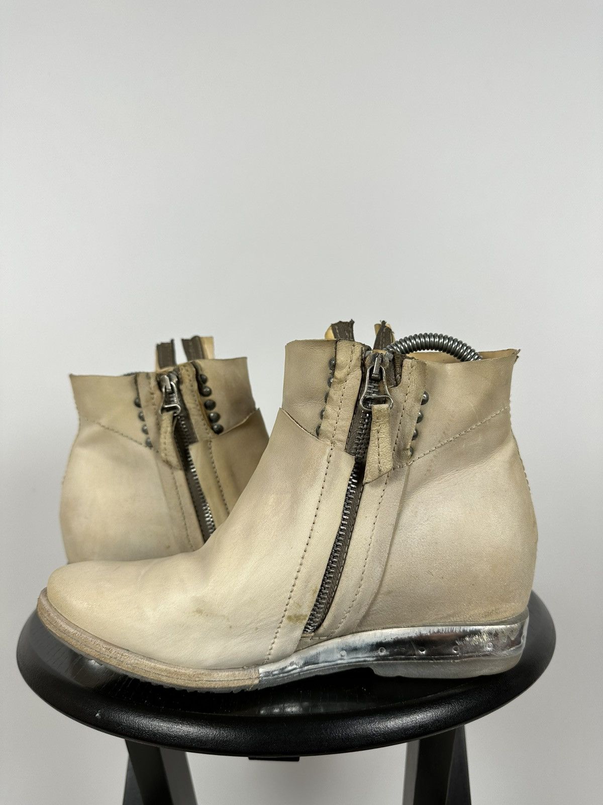 A.S.98 Women’s A.S.98. Airstep Leather Boots Size US 8 / IT 38 - 10 Thumbnail