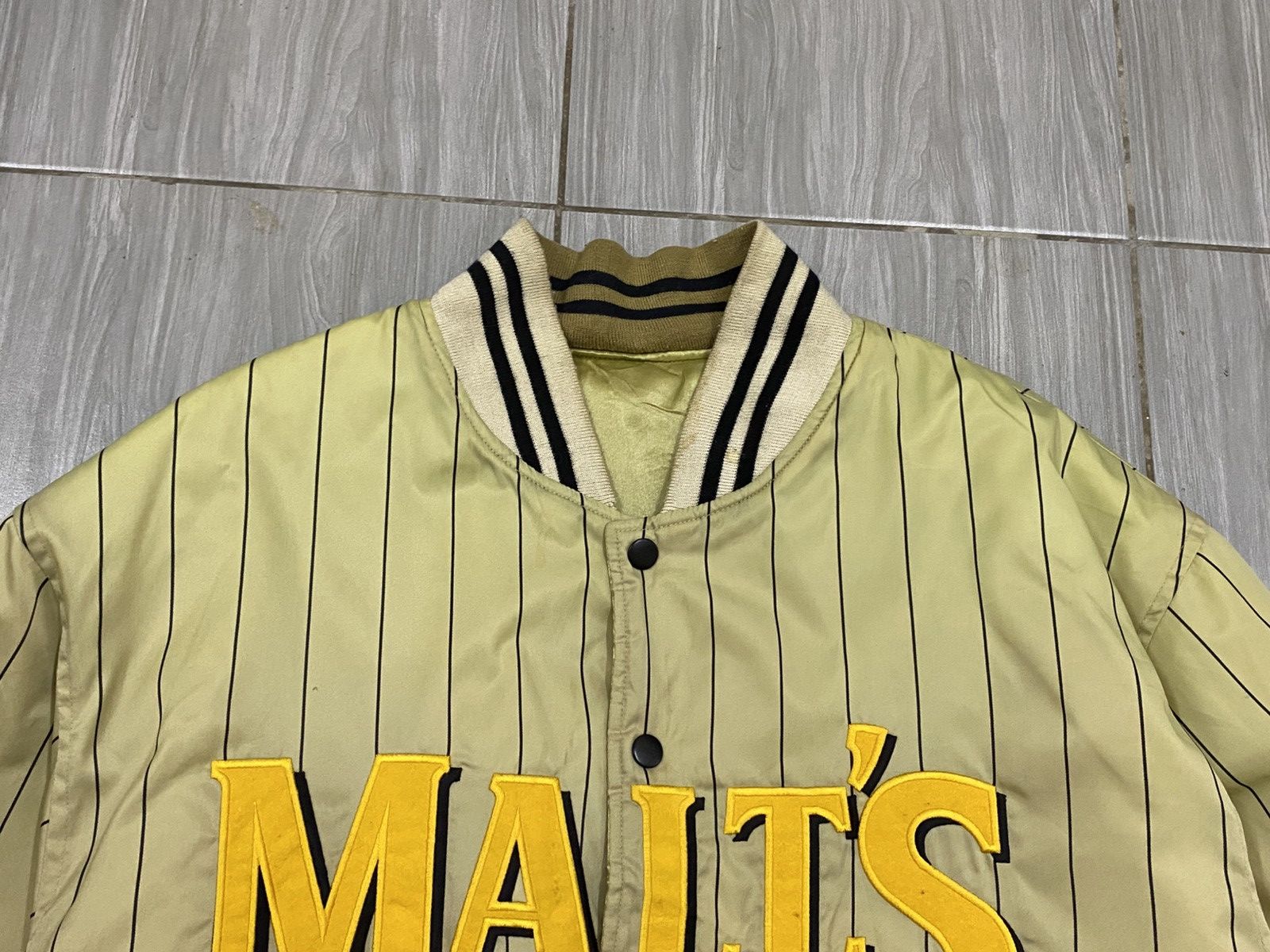 Vintage Vintage Malt's Beer Bomber Jacket - Revisible Size US L / EU 52-54 / 3 - 7 Thumbnail