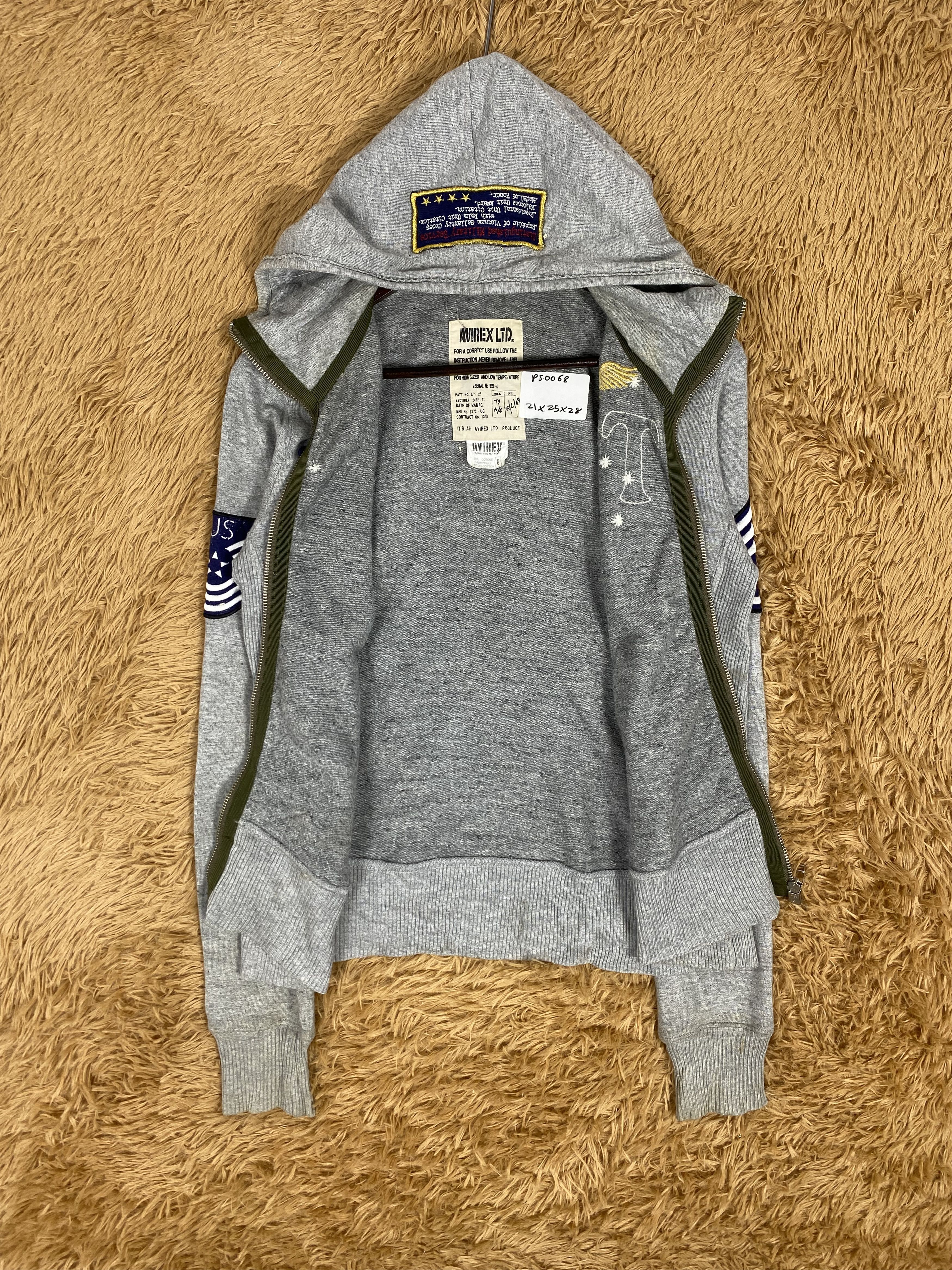 Avirex Vintage Avirex Zipper Hoodie Sweaters PS0068 Size US M / EU 48-50 / 2 - 5 Thumbnail