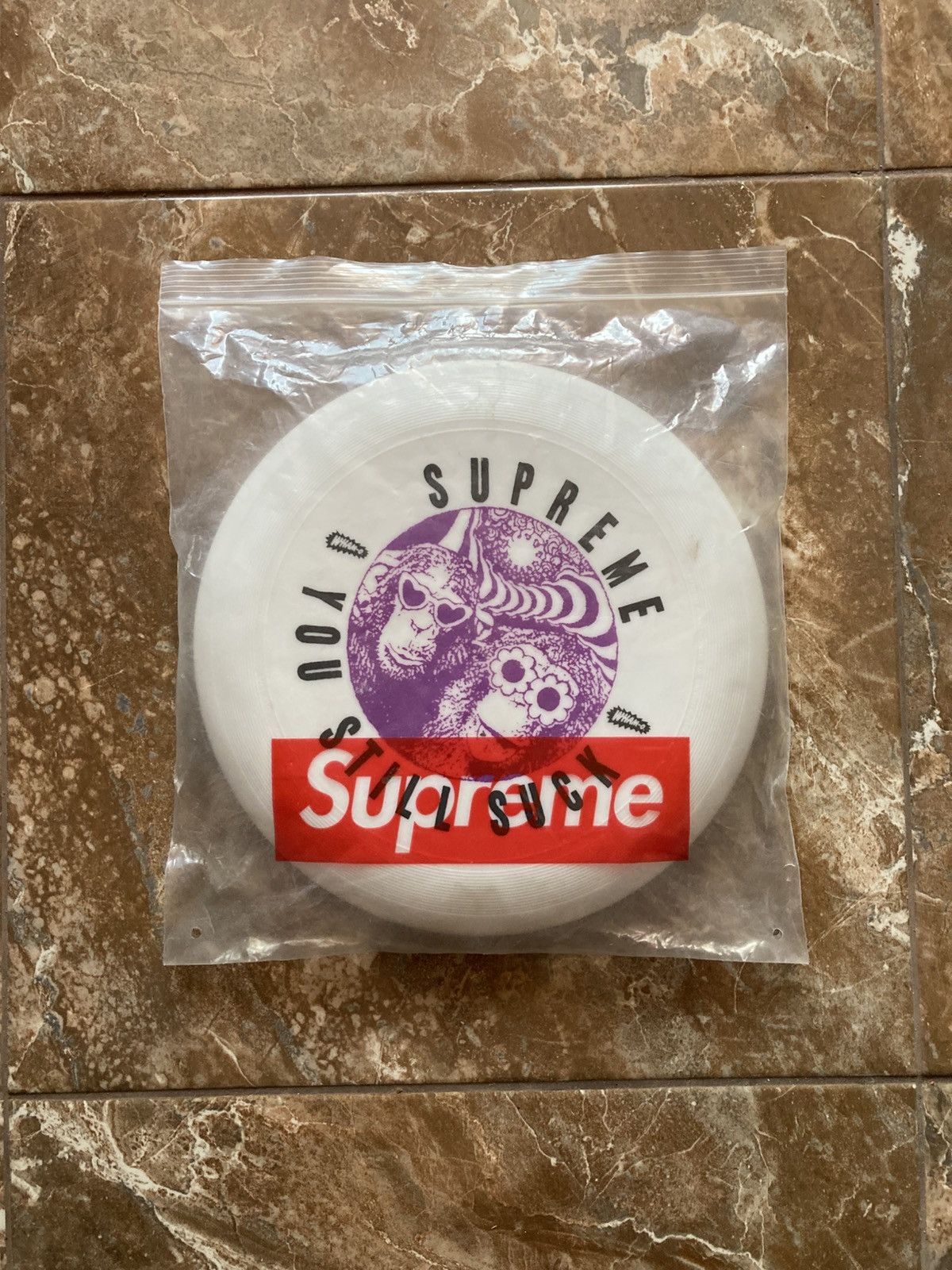 Supreme SUPREME || YOU STILL SUCK FRISBEE || Size ONE SIZE - 4 Thumbnail