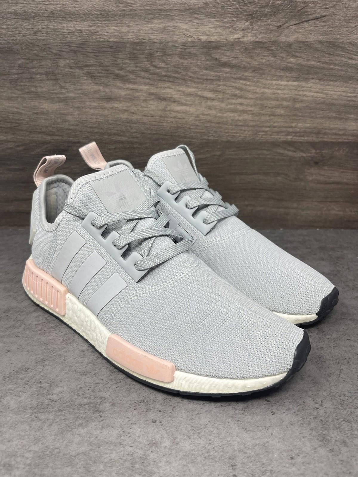 Adidas Adidas NMD R1 Sneakers Womens Size 10 Grey Pink Running Size US 10 / IT 40 - 4 Thumbnail