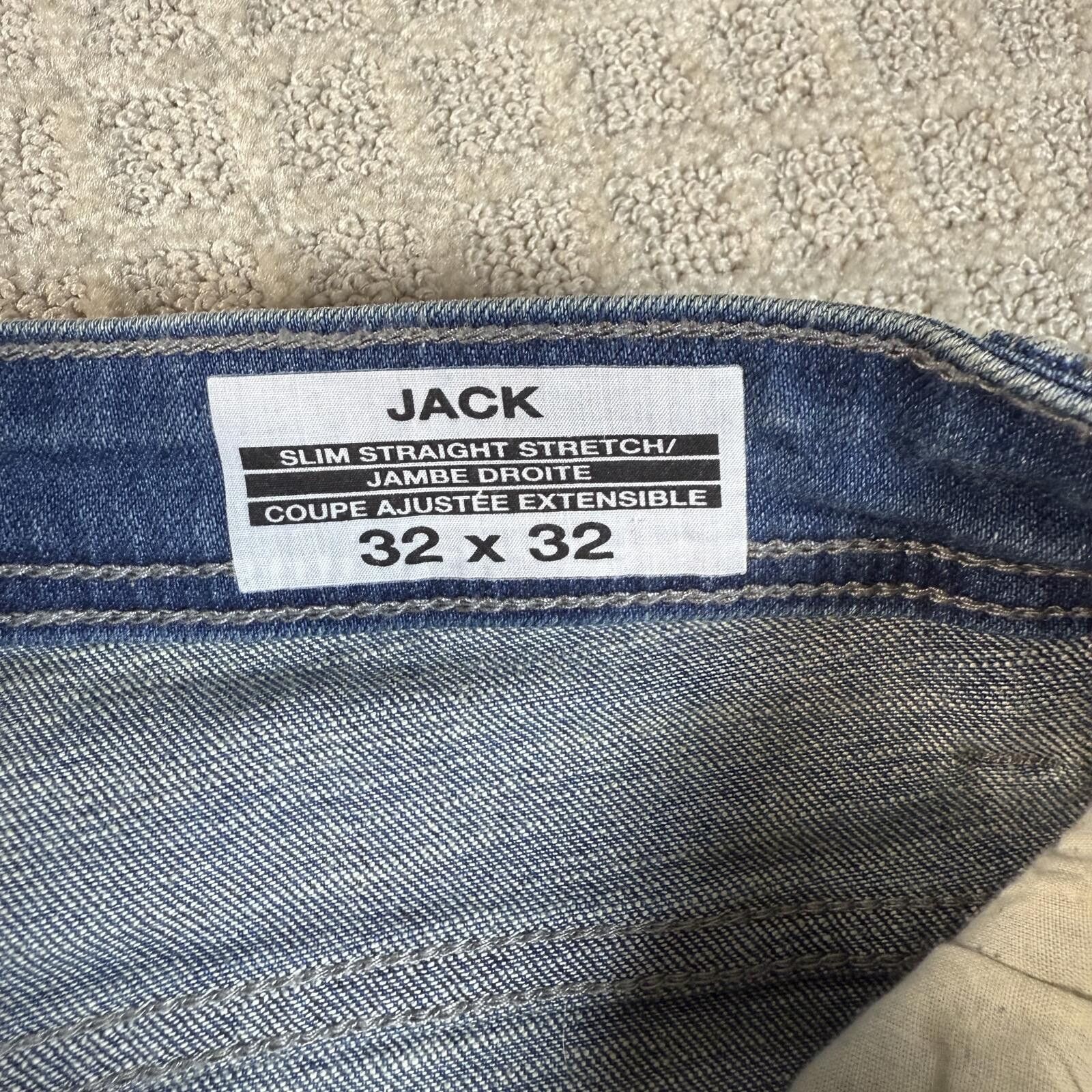Buffalo David Bitton Buffalo David Bitton Jack Slim Straight Jeans 32x32 Size US 32 / EU 48 - 6 Thumbnail