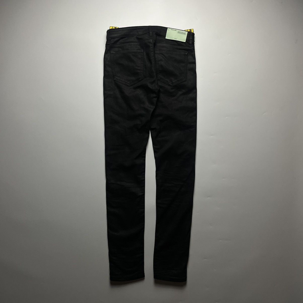 Off-White Off-White Virgil Abloh Era Waxed Jeans Industrial Stripe Size 26" / US 2 / IT 38 - 2 Thumbnail