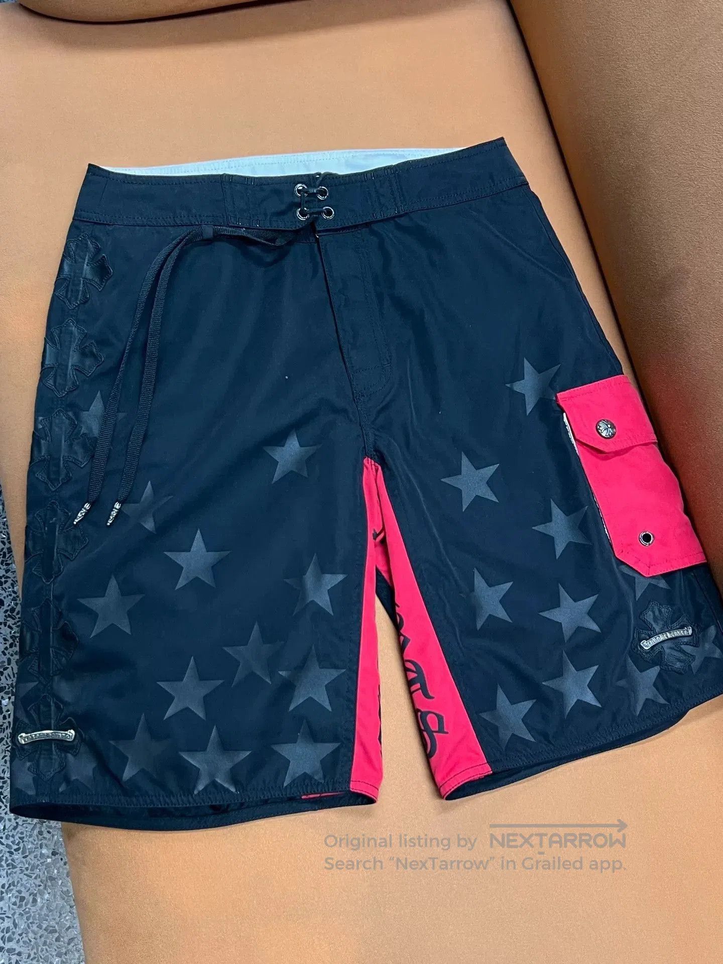 Chrome Hearts Chrome Hearts Black Cargo Shorts. Size US 30 / EU 46 - 1 Thumbnail